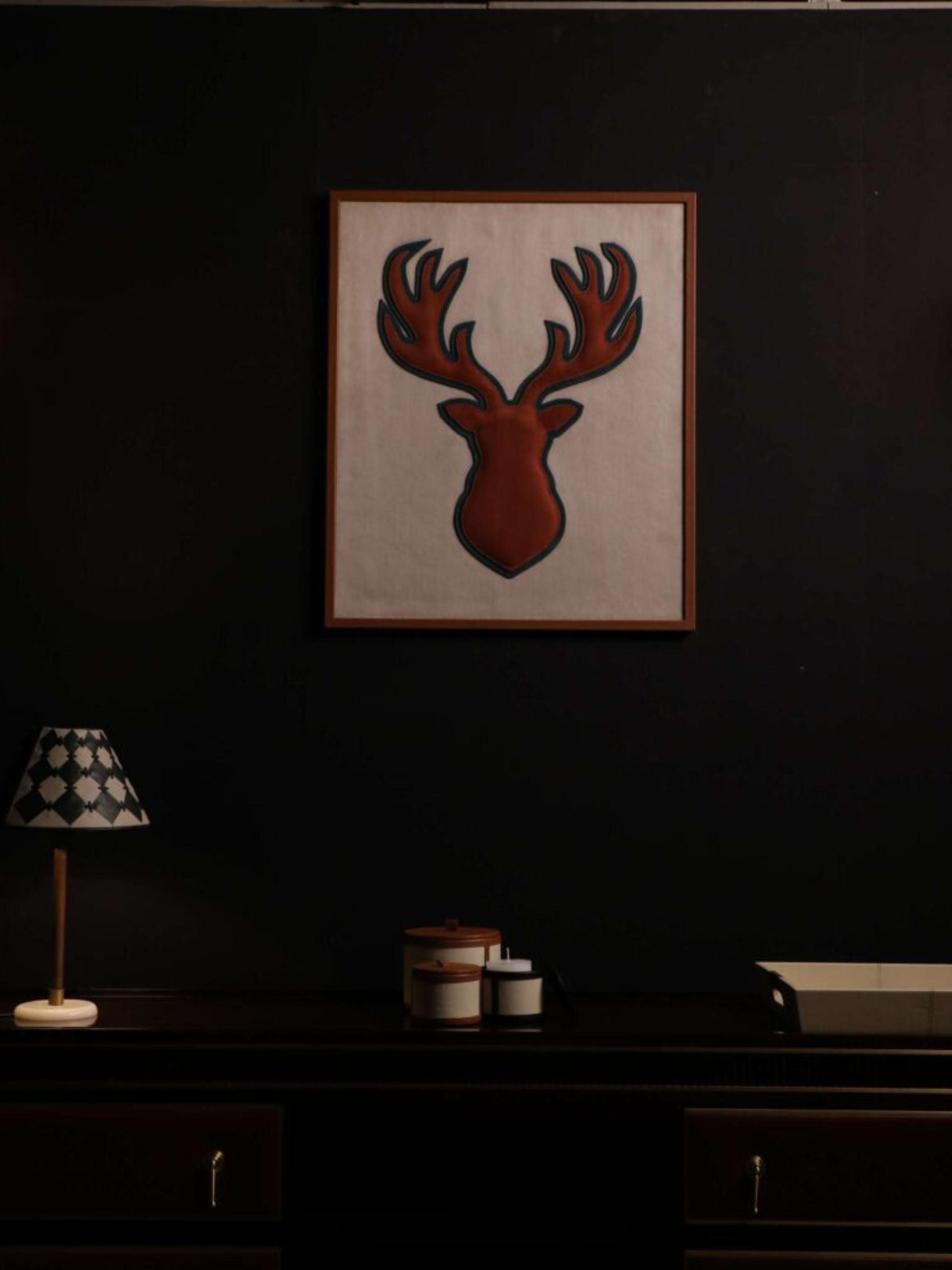 Deer Contour Wall Frame