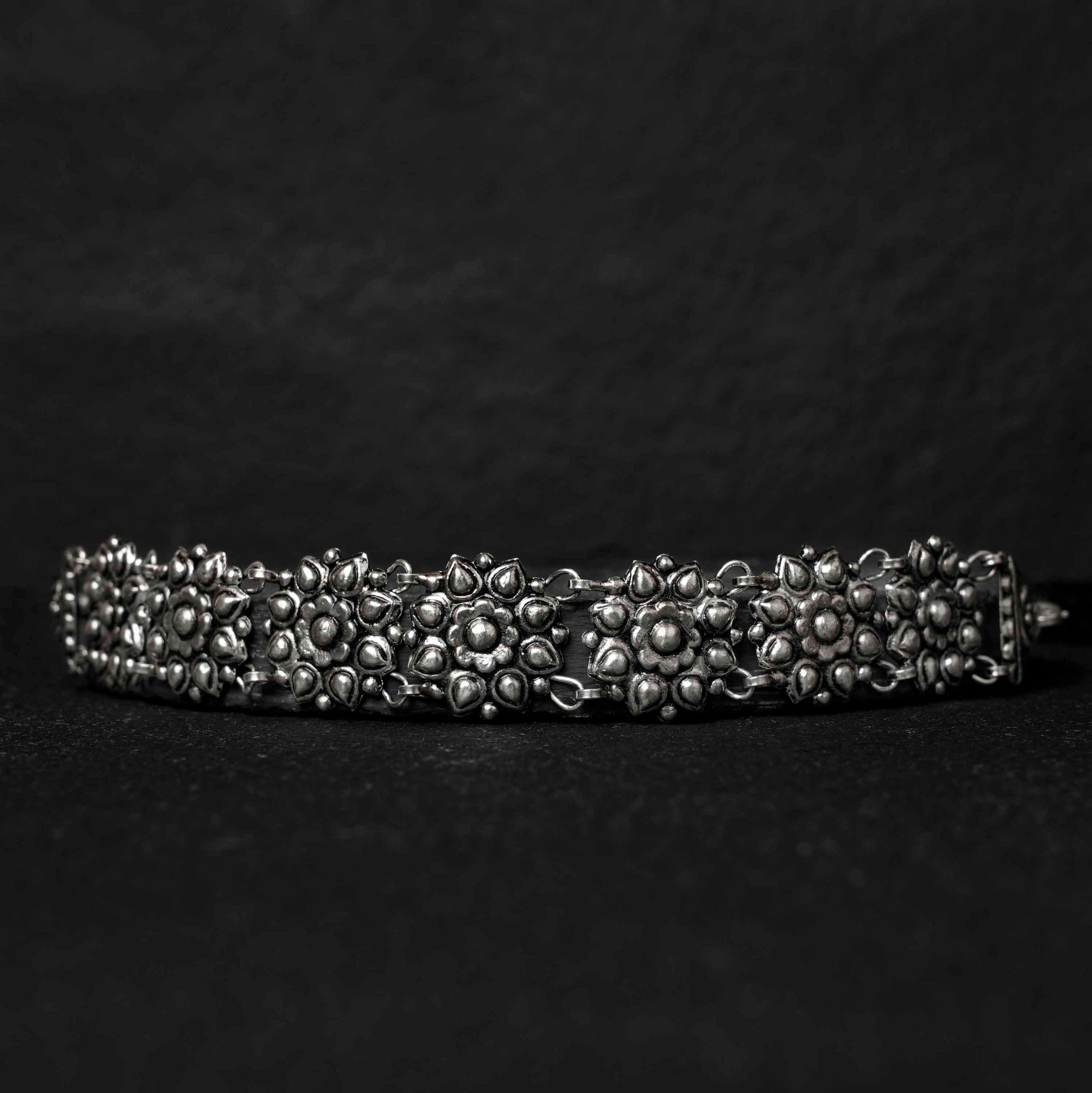 Chandak Guluband Silver Choker