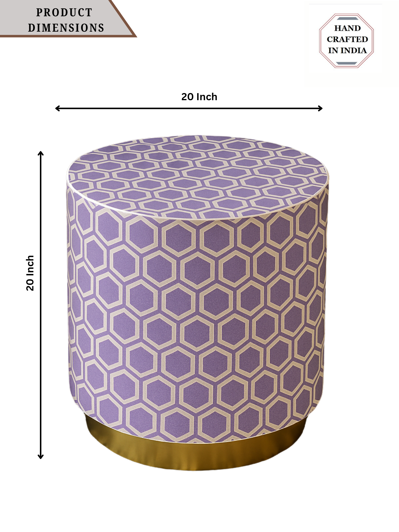Inlay Round Side Table
