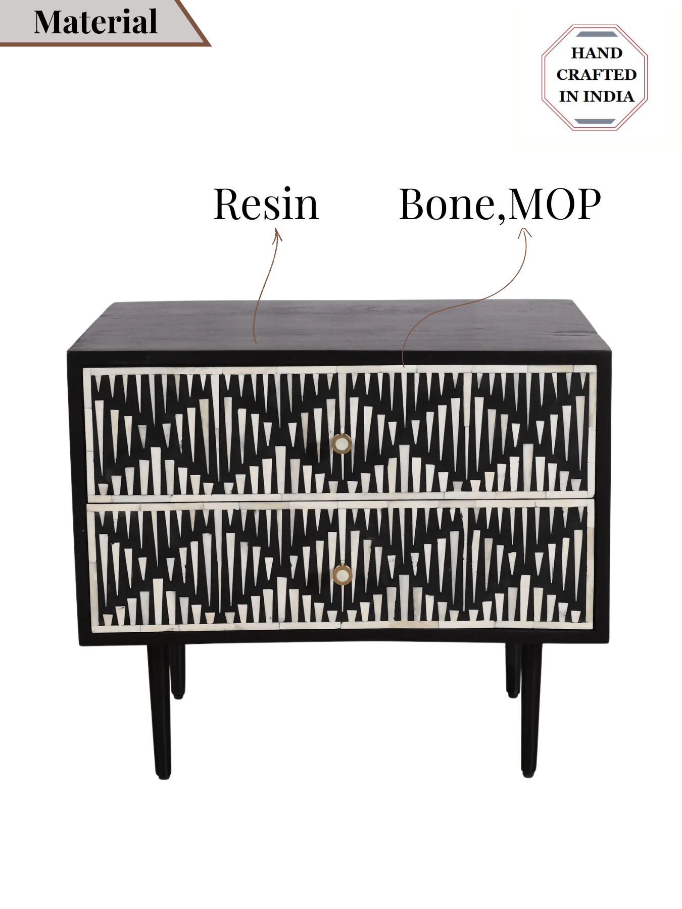 Inlay Side Table- Morrisson
