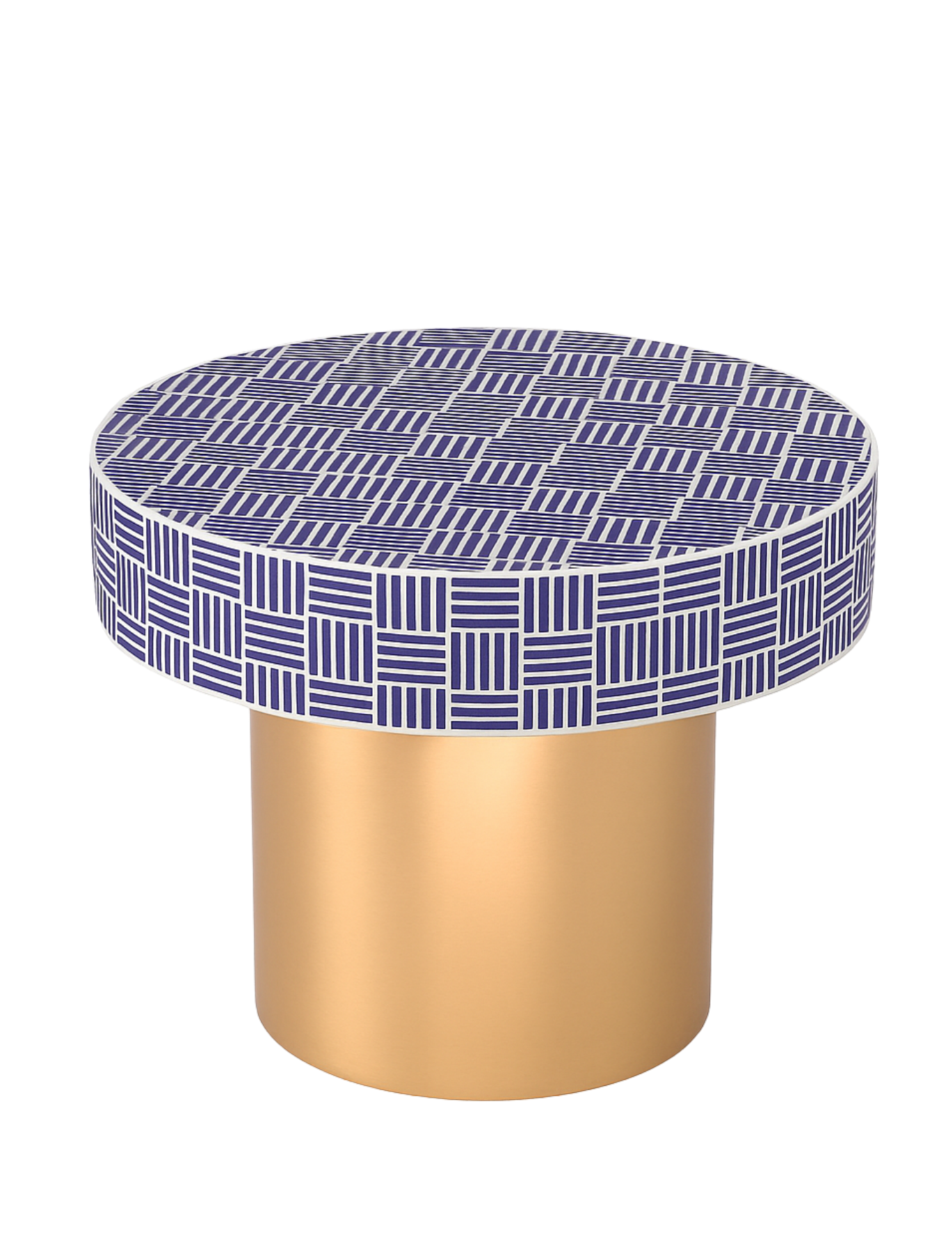 Inlay Round Side Table