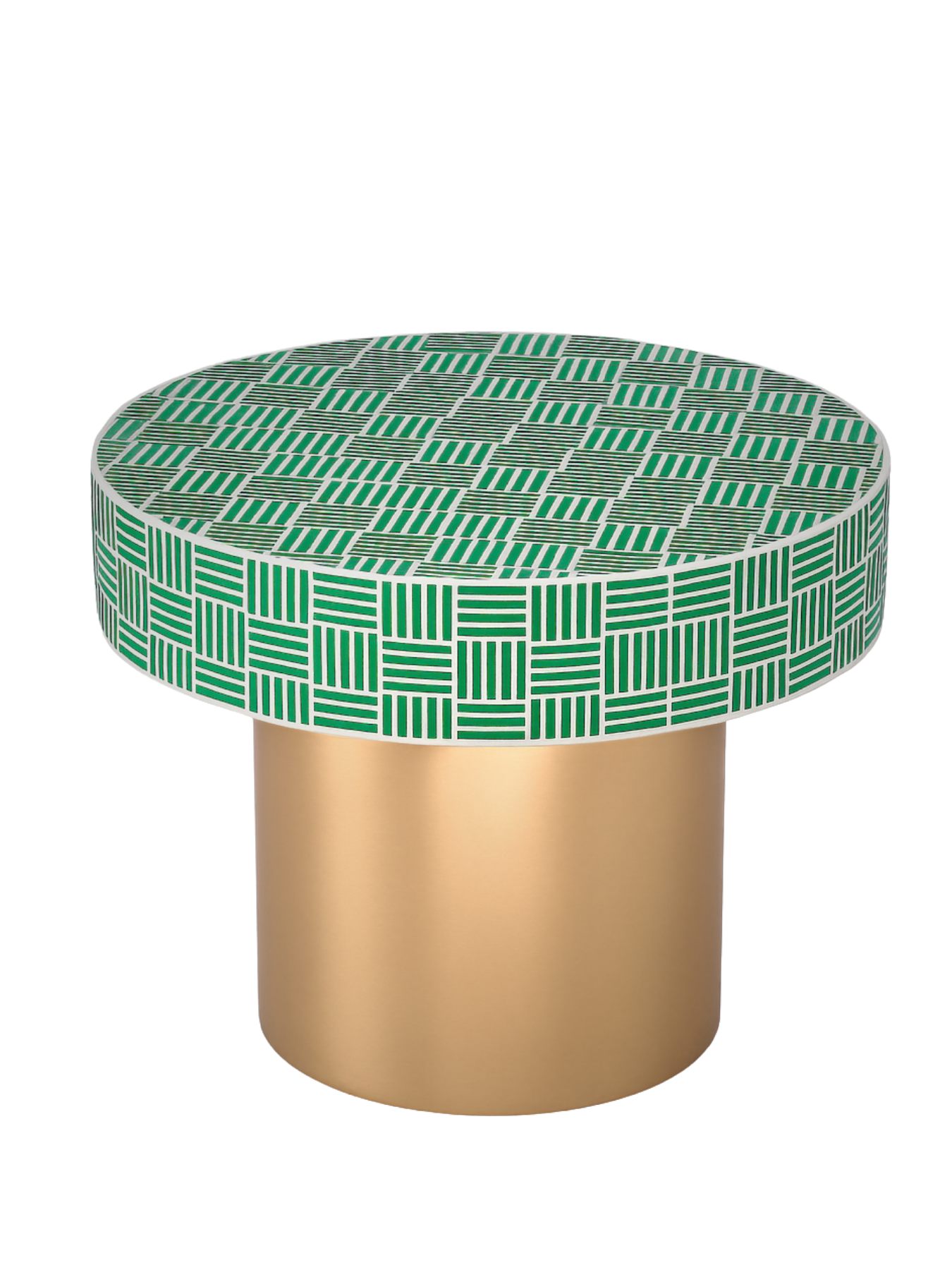 Inlay Round Side Table