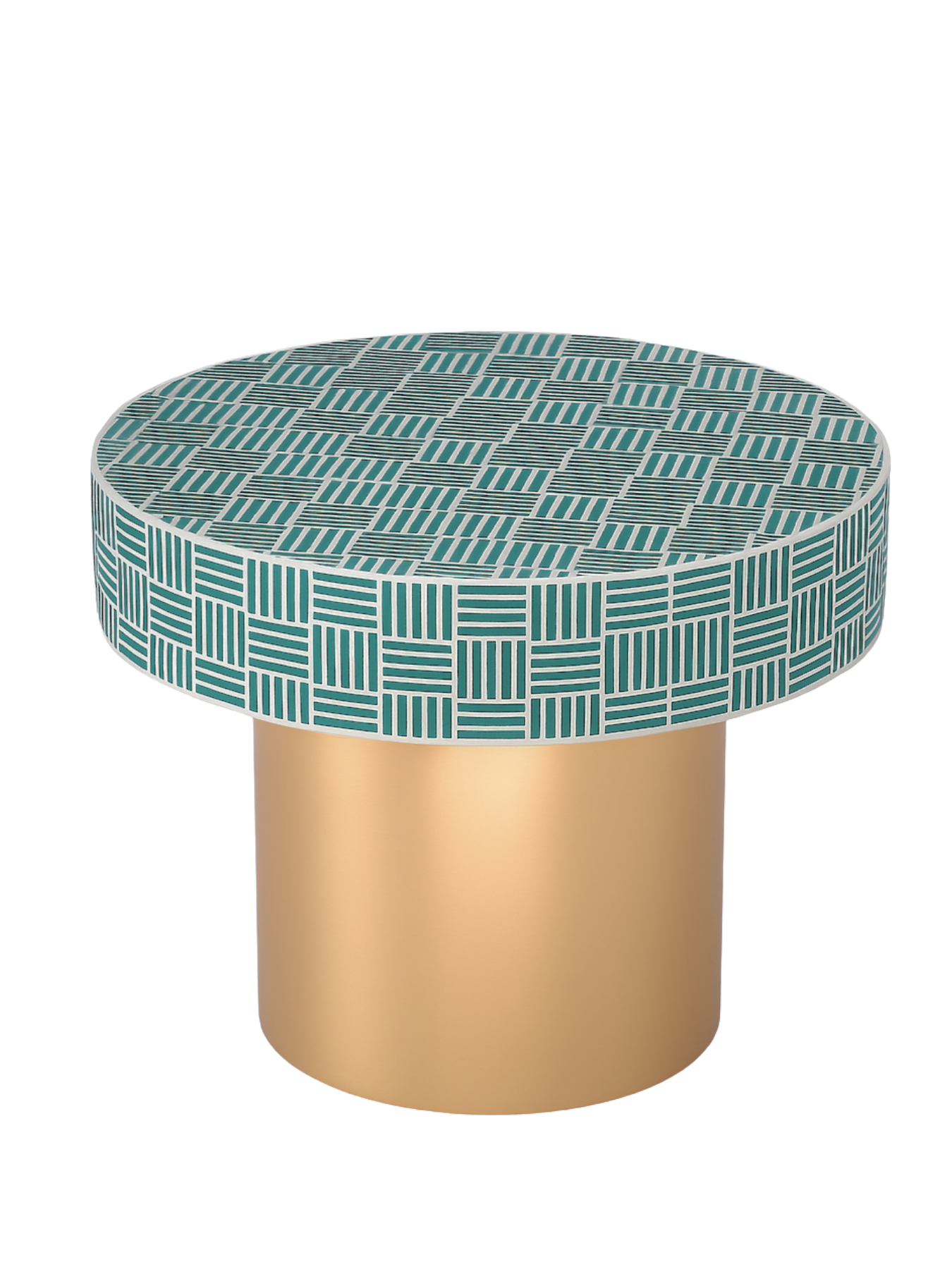 Inlay Round Side Table