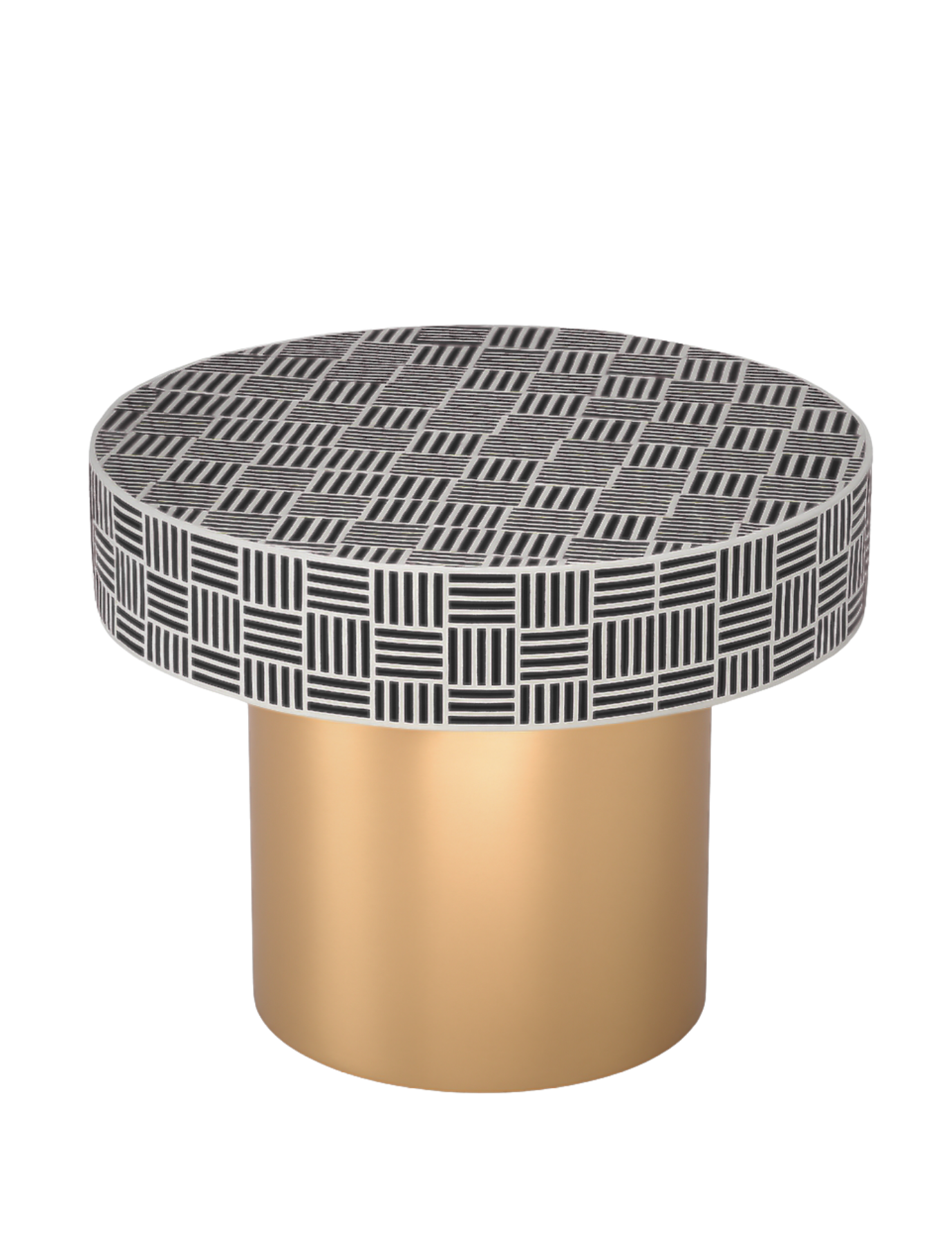 Inlay Round Side Table