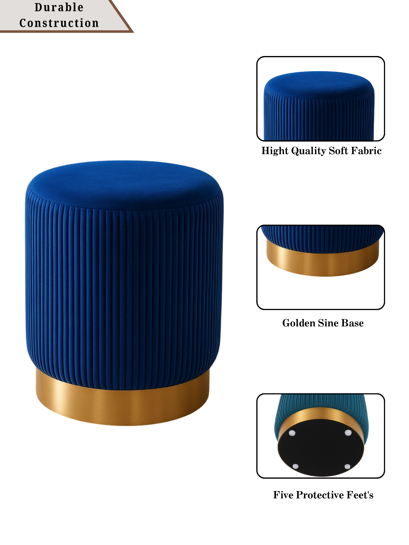 Velura Royale Pouf