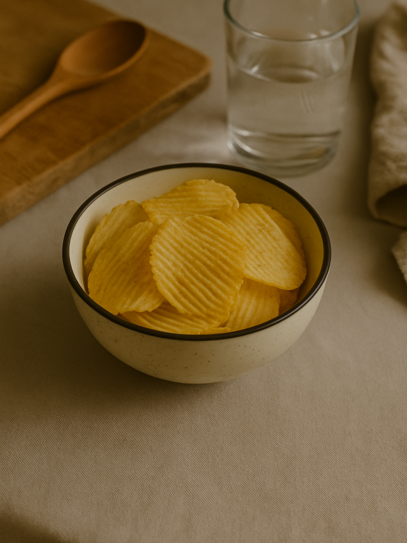 White Marble Ceramic Snack Bowls
