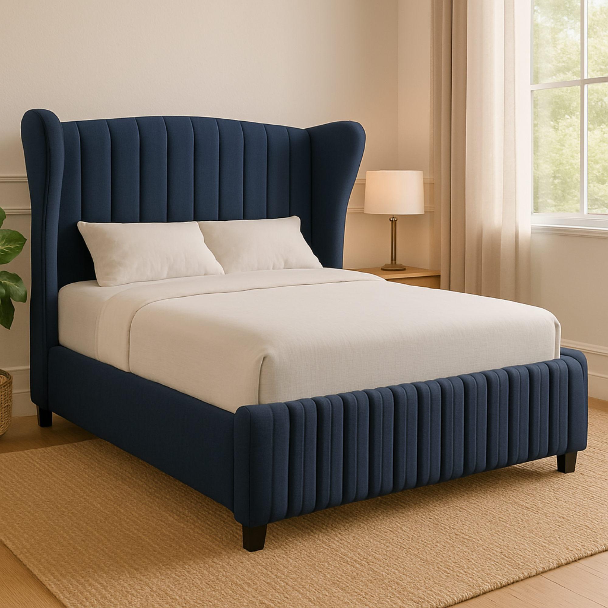 Royal luxury Italian Carved Wooden beds