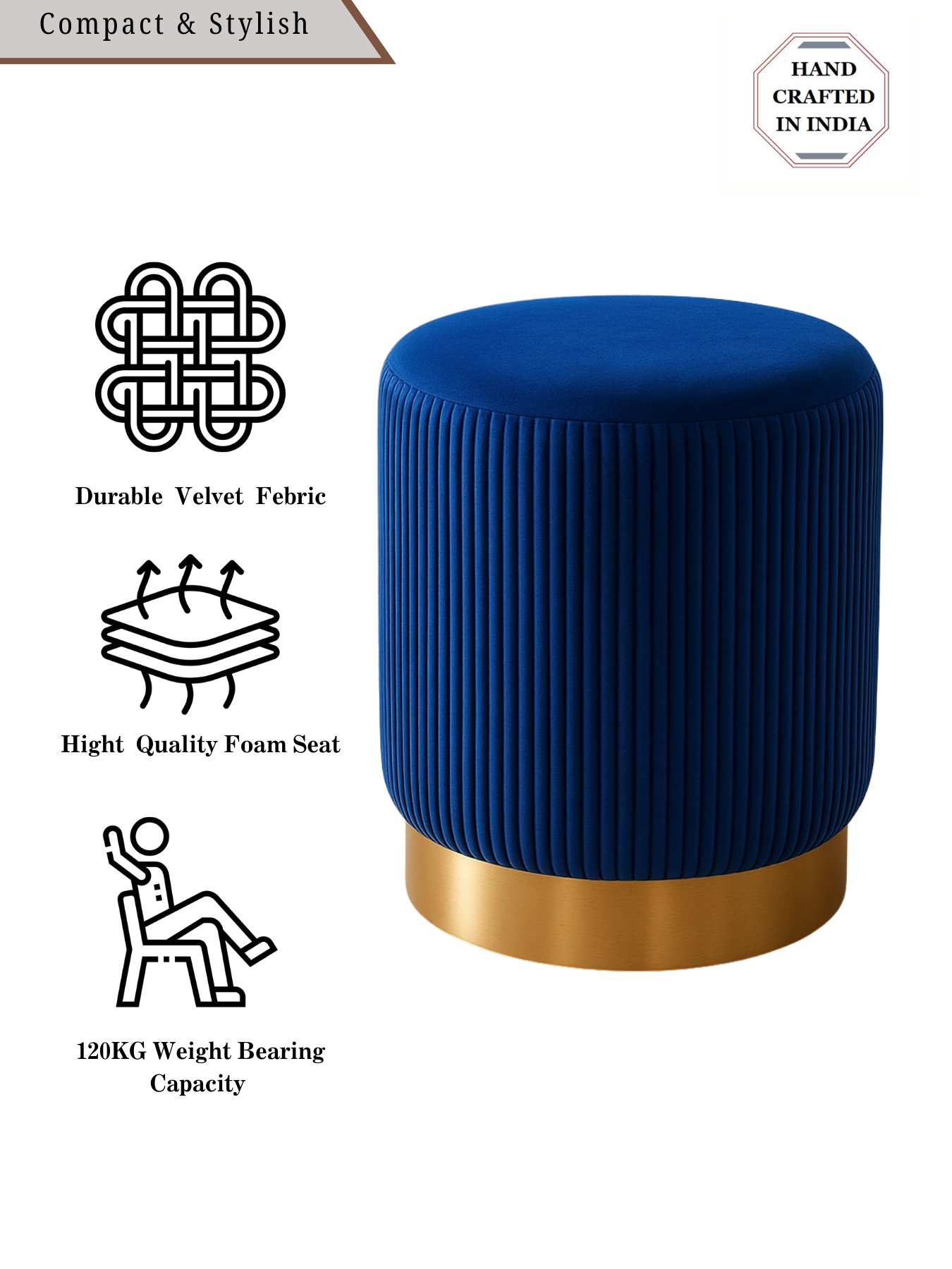 Velura Royale Pouf
