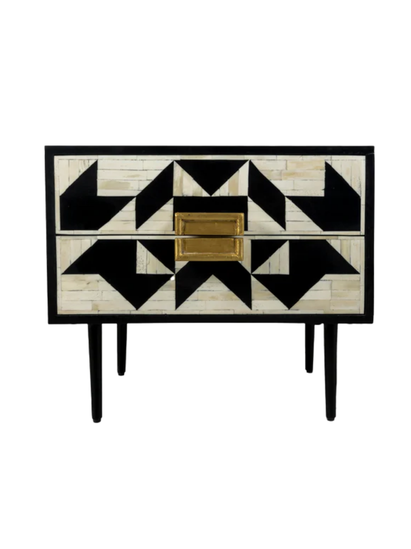 Inlay Marvin Bedside Table with Legs - Kingsley