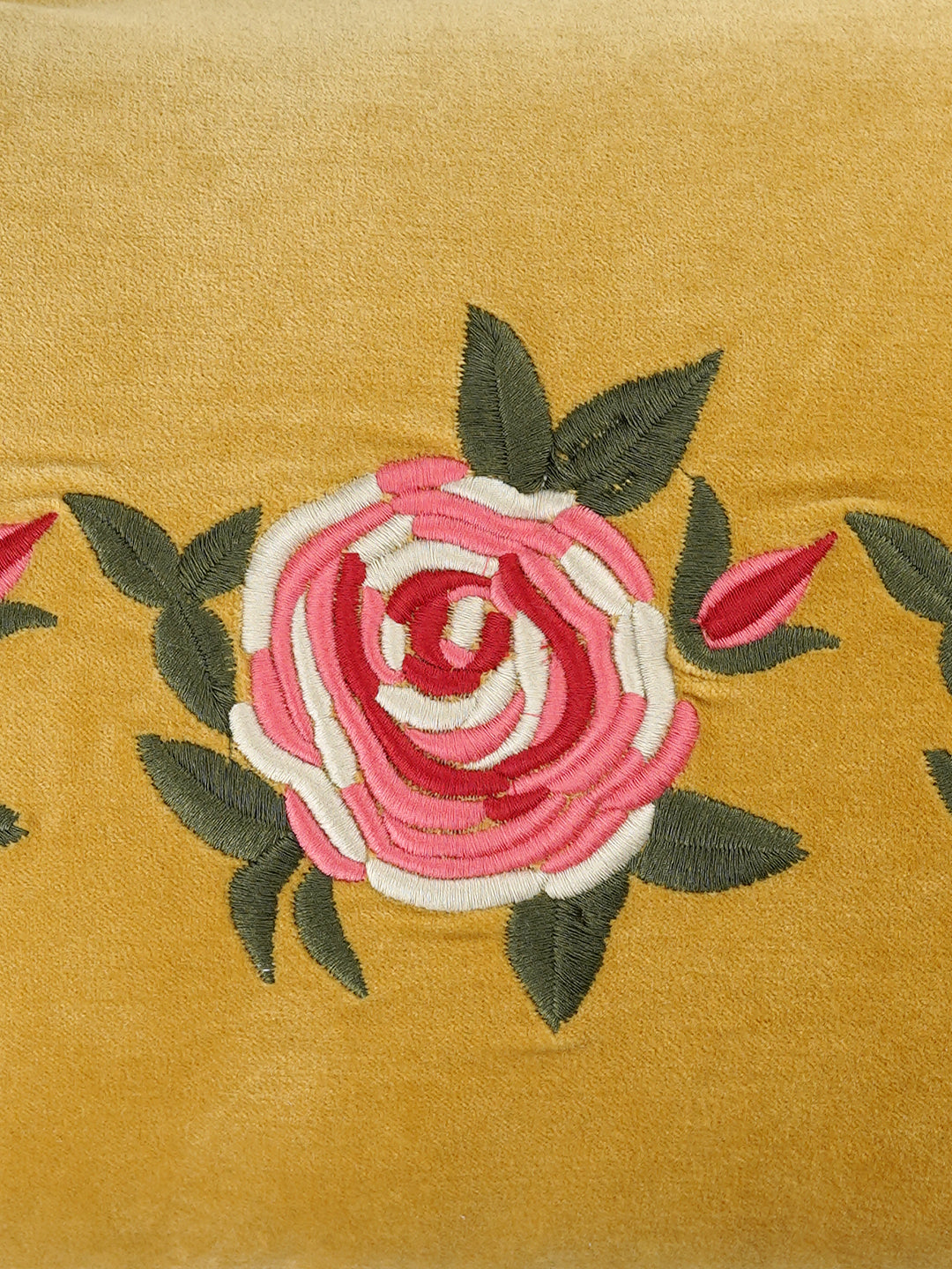 Roseate Celia Yellow Cushion Cover