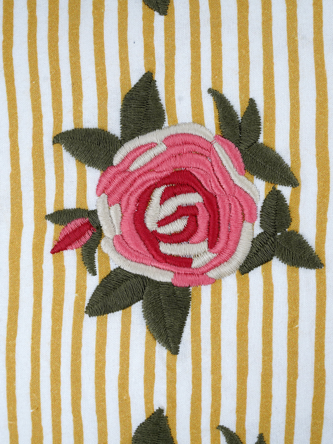 Roseate Aya Yellow Cushion Cover