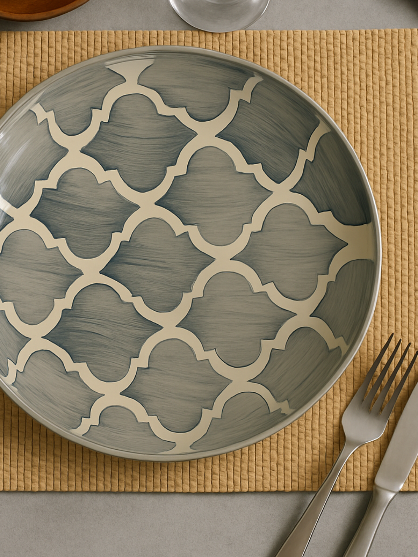 Elegant Ceramic Serving Plate