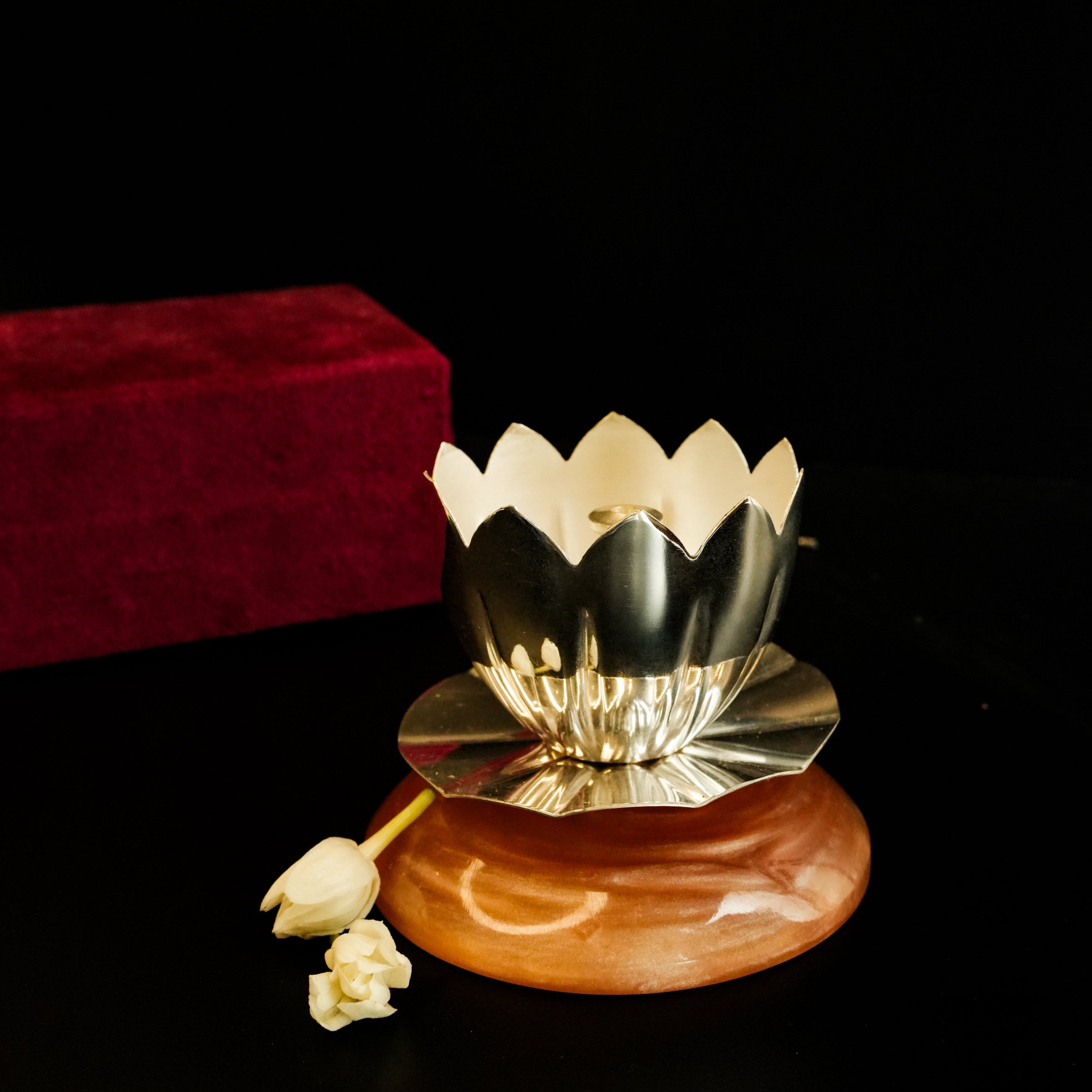 Silver Platted Shanti Deep