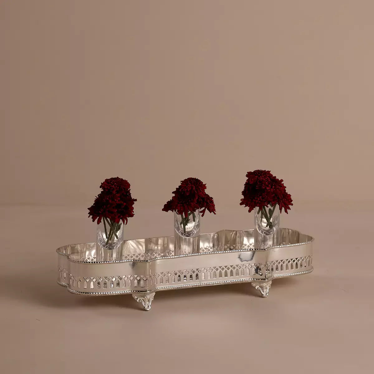 Victorian Rectangular Tray Silver