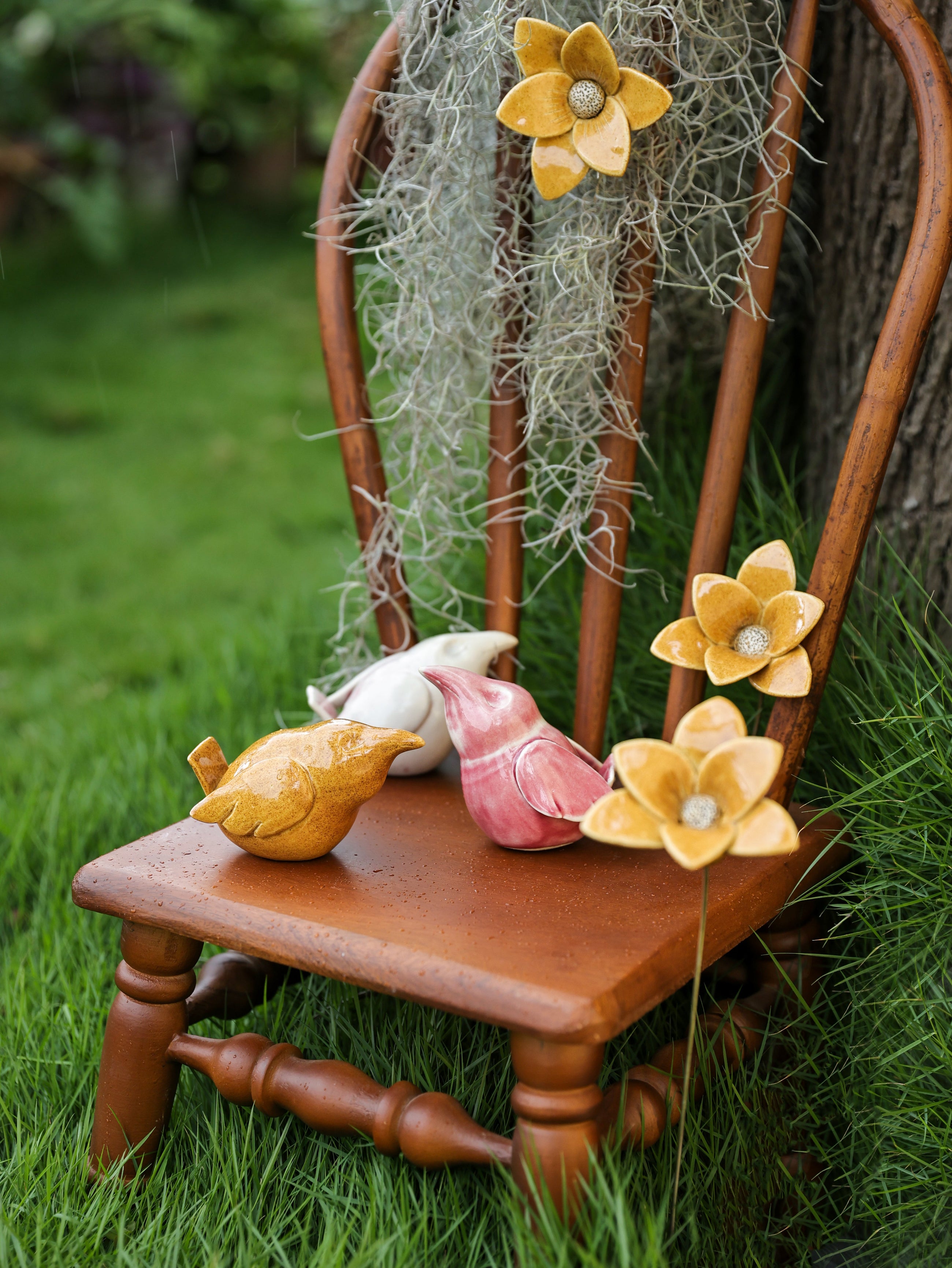 Little Birds - Mustard Yellow