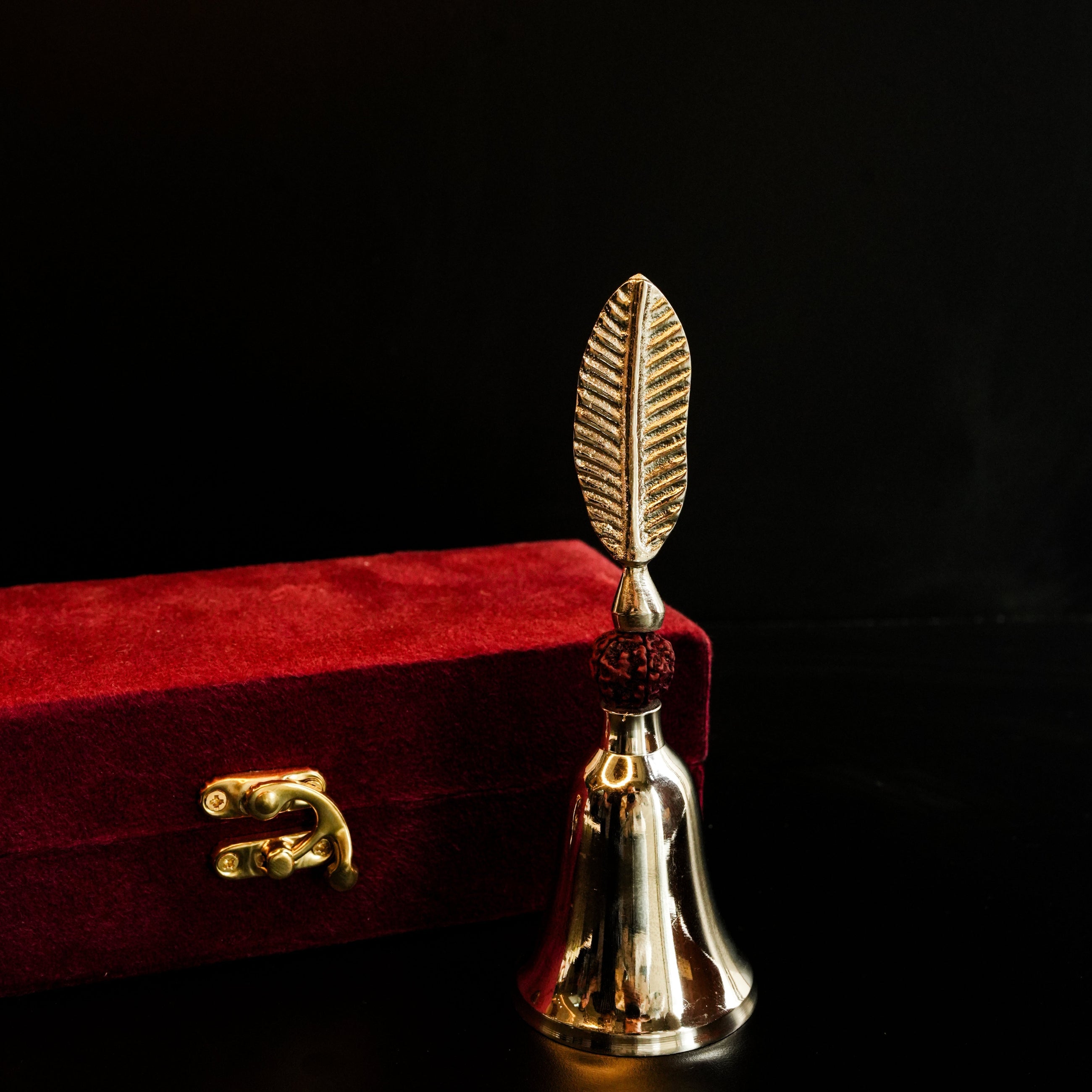 Silver platted Rudra bell