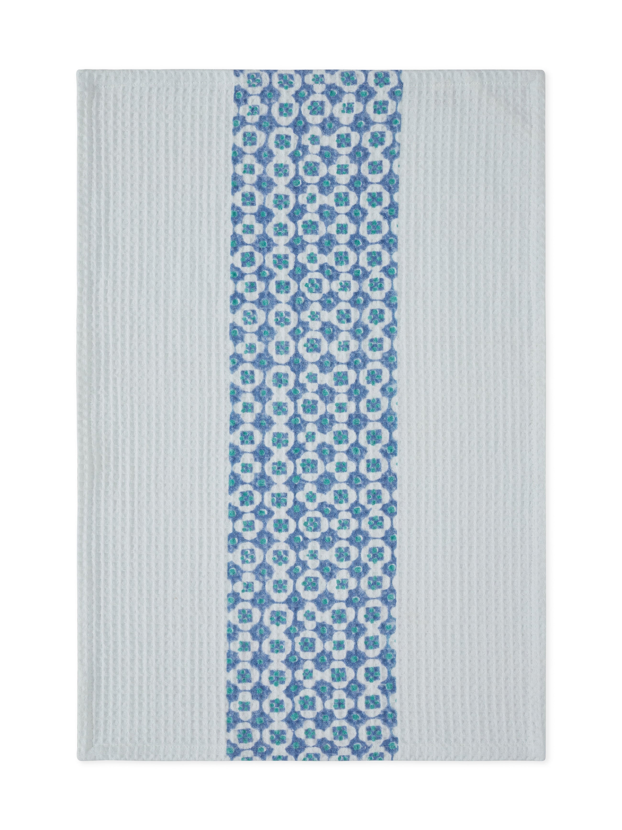 Checkmate Blue Hand Towel | Set Of 2