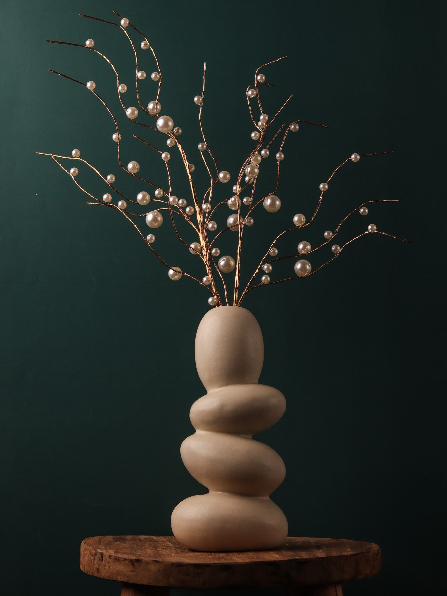 Golden Pearl Branch Vase Fillers