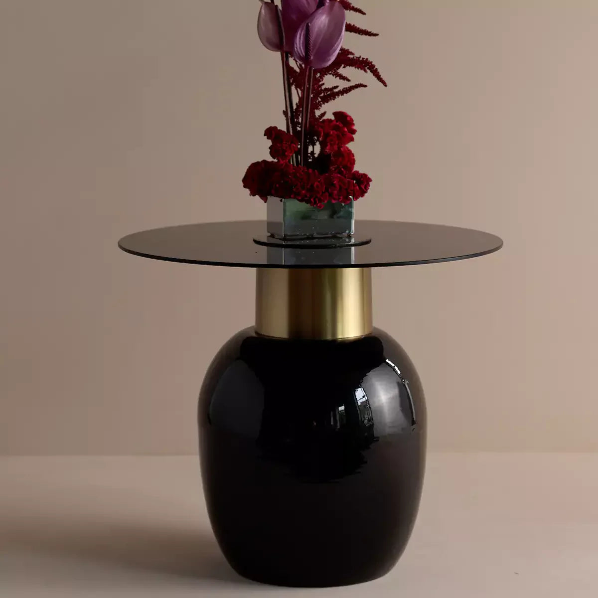 Black Enamel Table