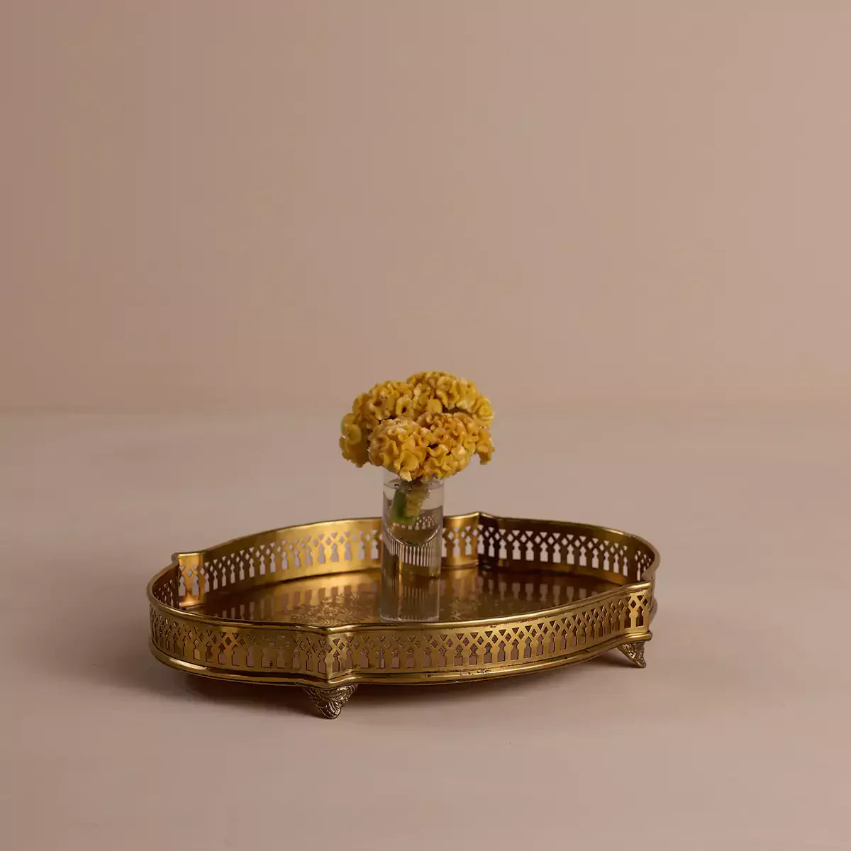 Victorian Curve Tray Medium Gold