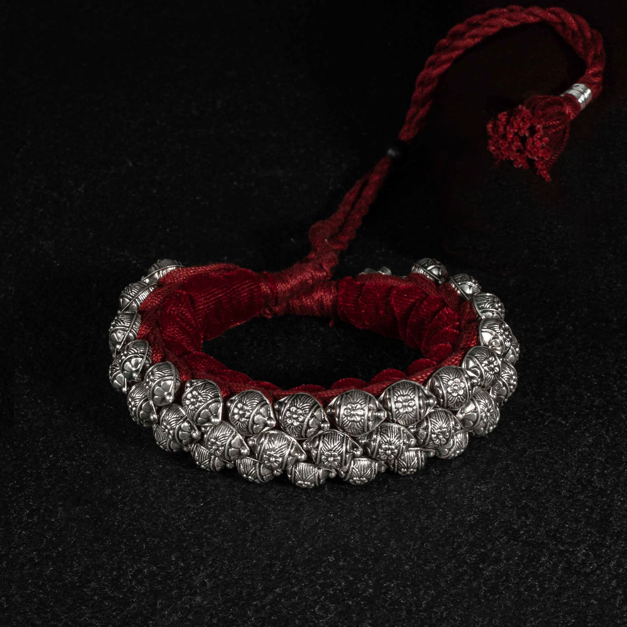 Silver Choker - Phool Guluband