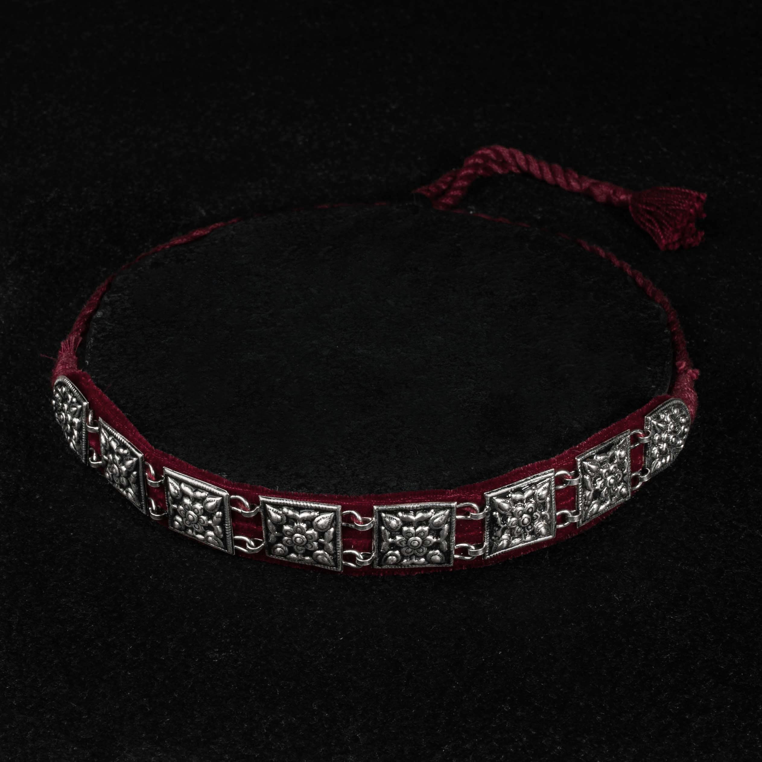 Chaukhandi Silver Guluband