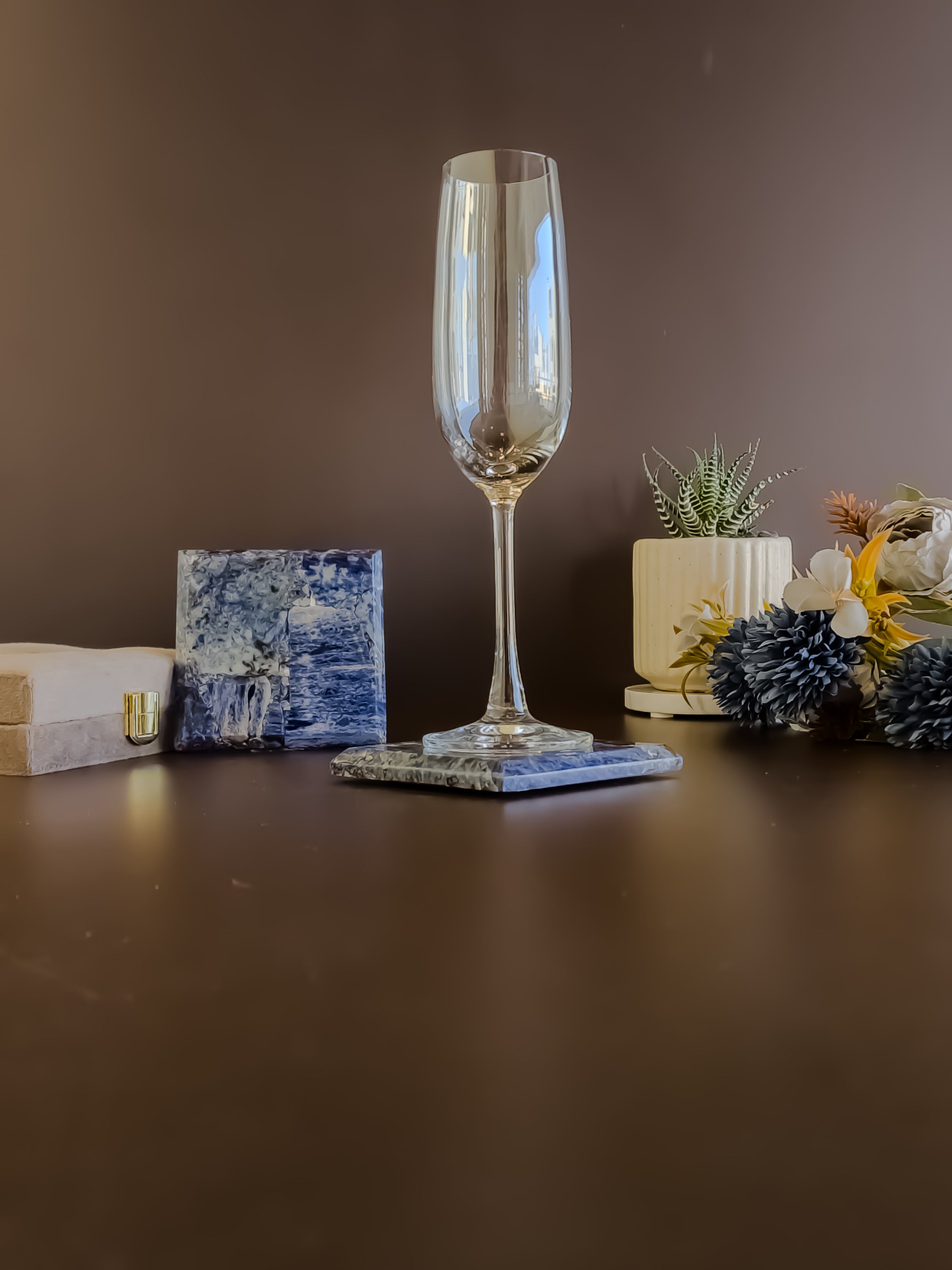 Sodalite Coaster - Square ( Set Of 2 )