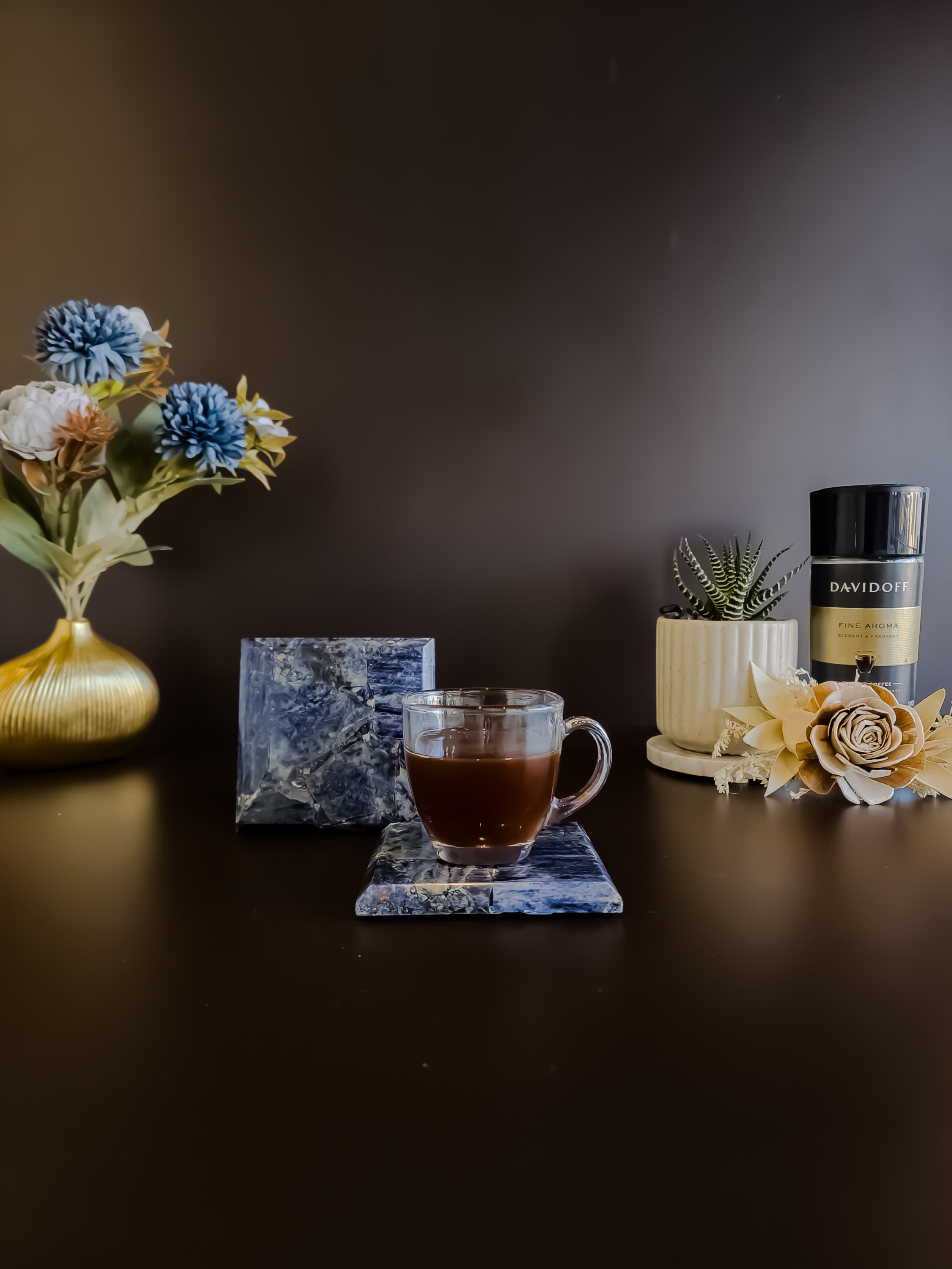 Sodalite Coaster - Square ( Set Of 2 )