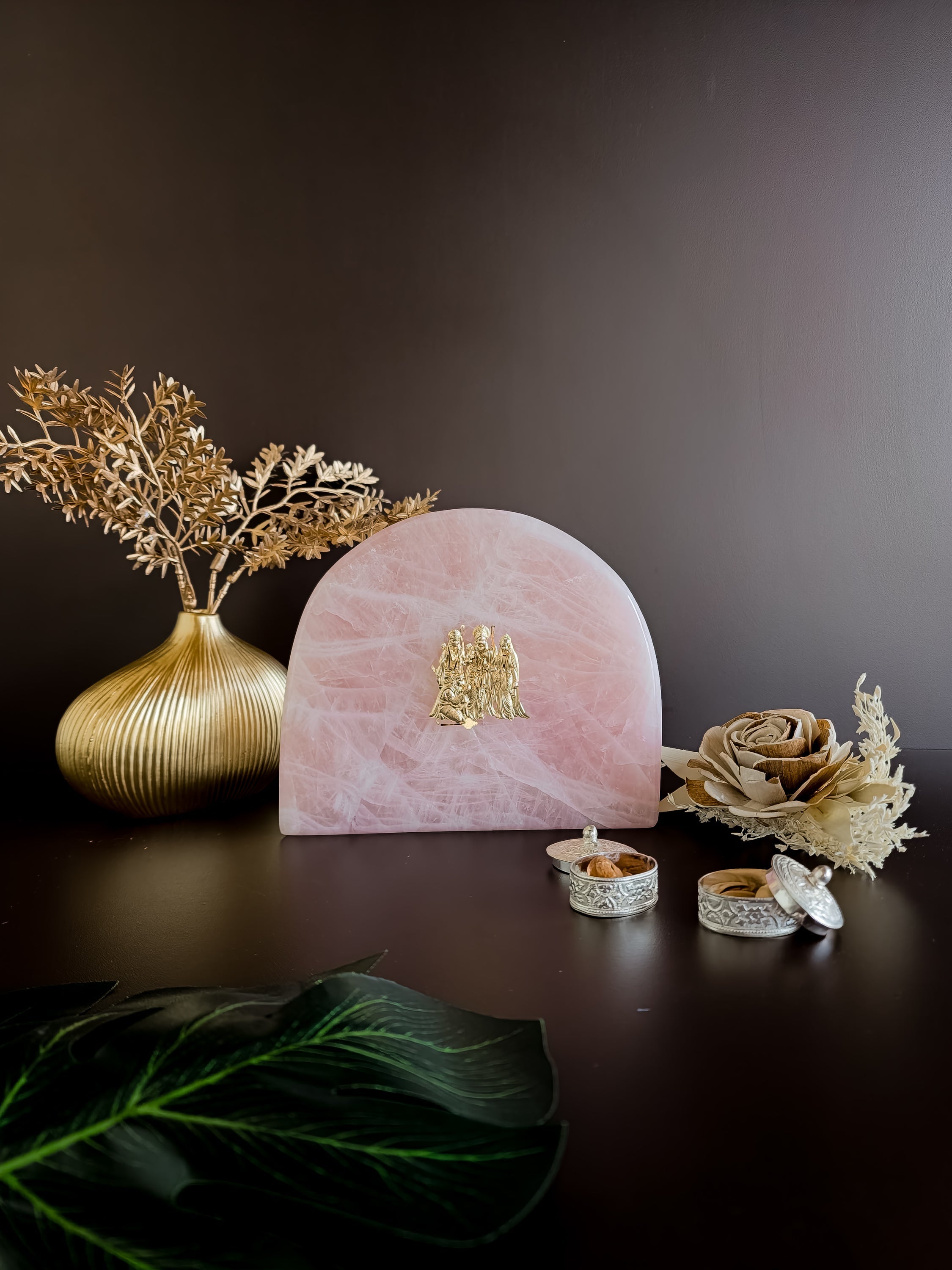 Ram Darbar Rose Quartz Decor