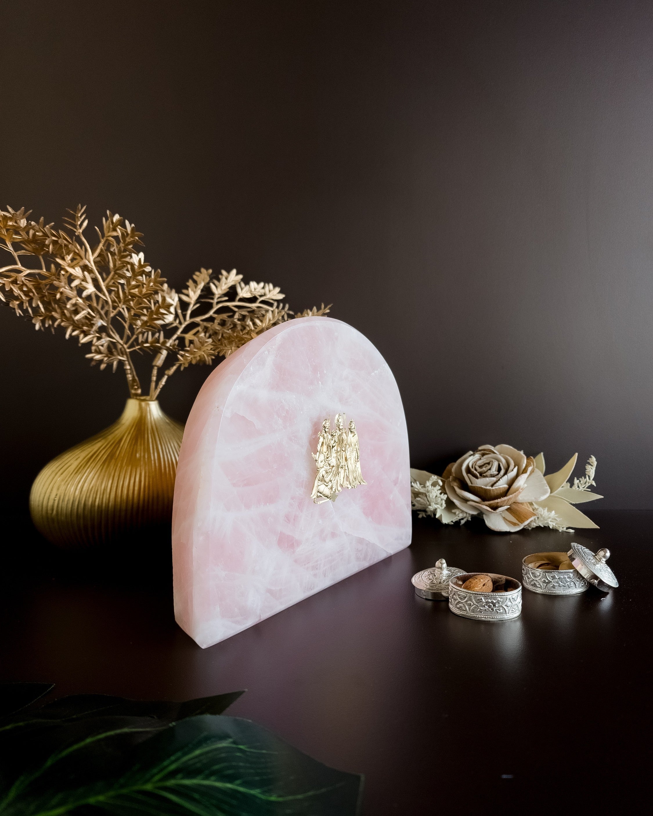 Ram Darbar Rose Quartz Decor