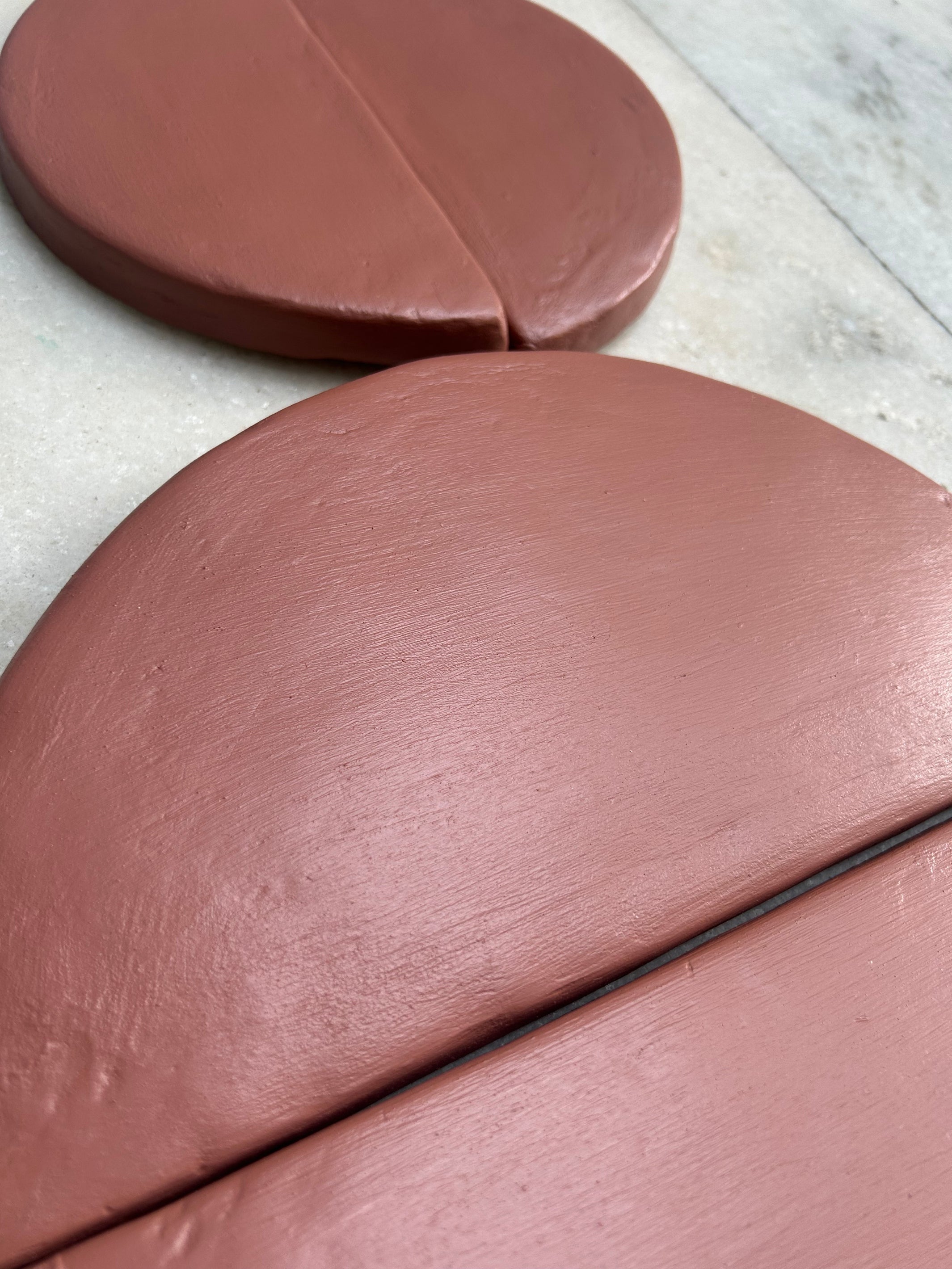 Clay Crescent Terracotta Wall Art for Home Decor