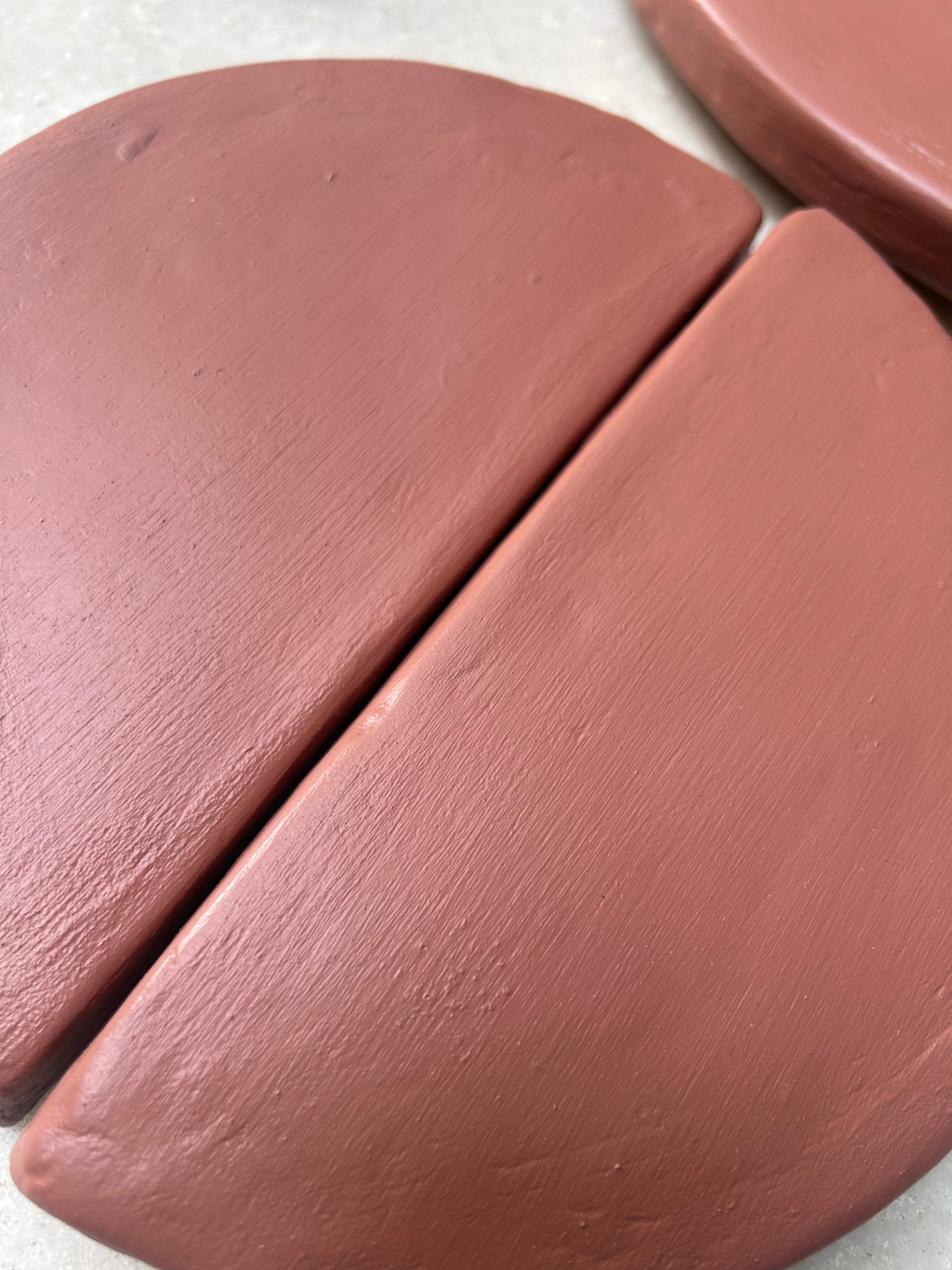 Clay Crescent Terracotta Wall Art for Home Decor