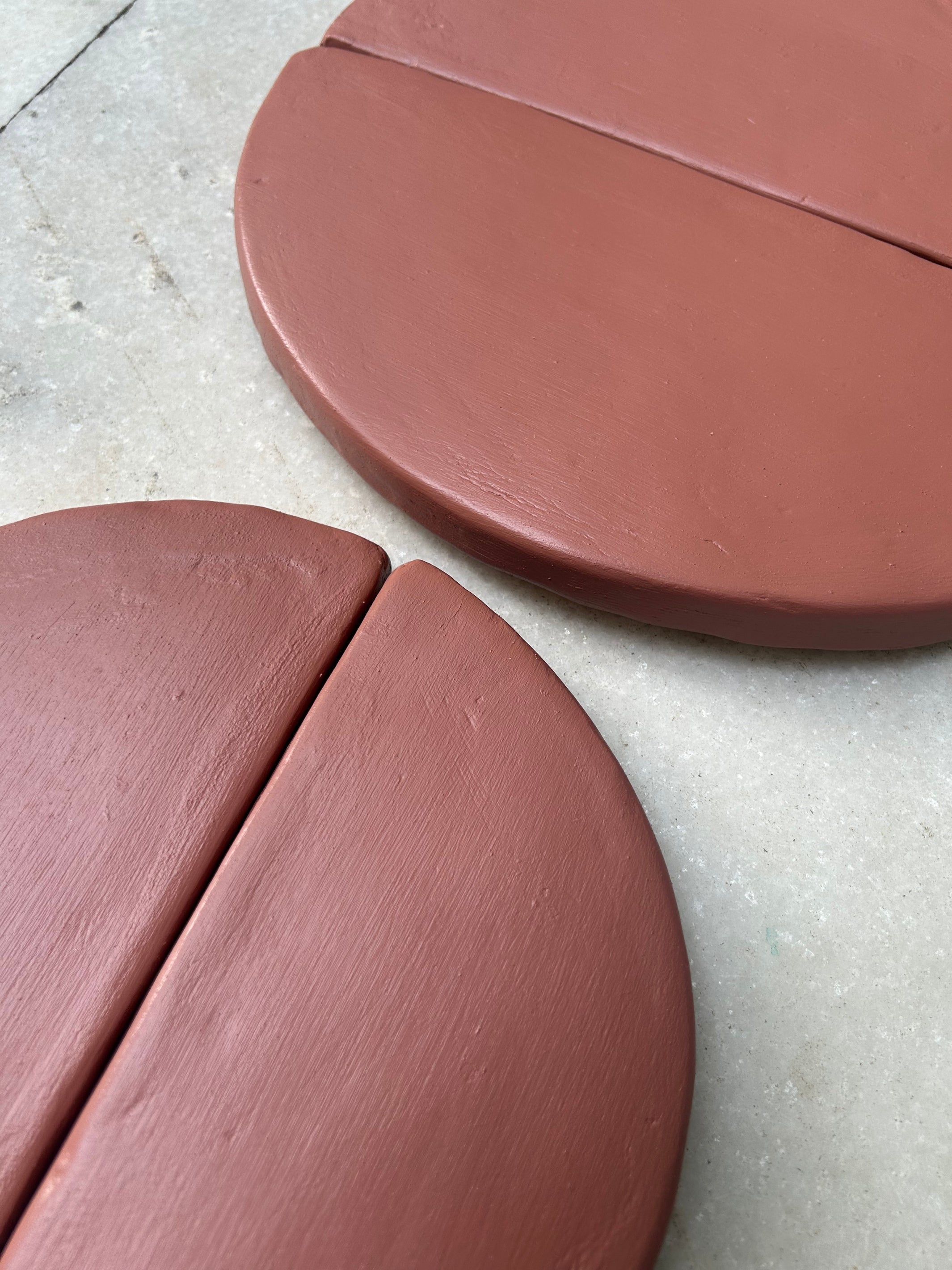 Clay Crescent Terracotta Wall Art for Home Decor