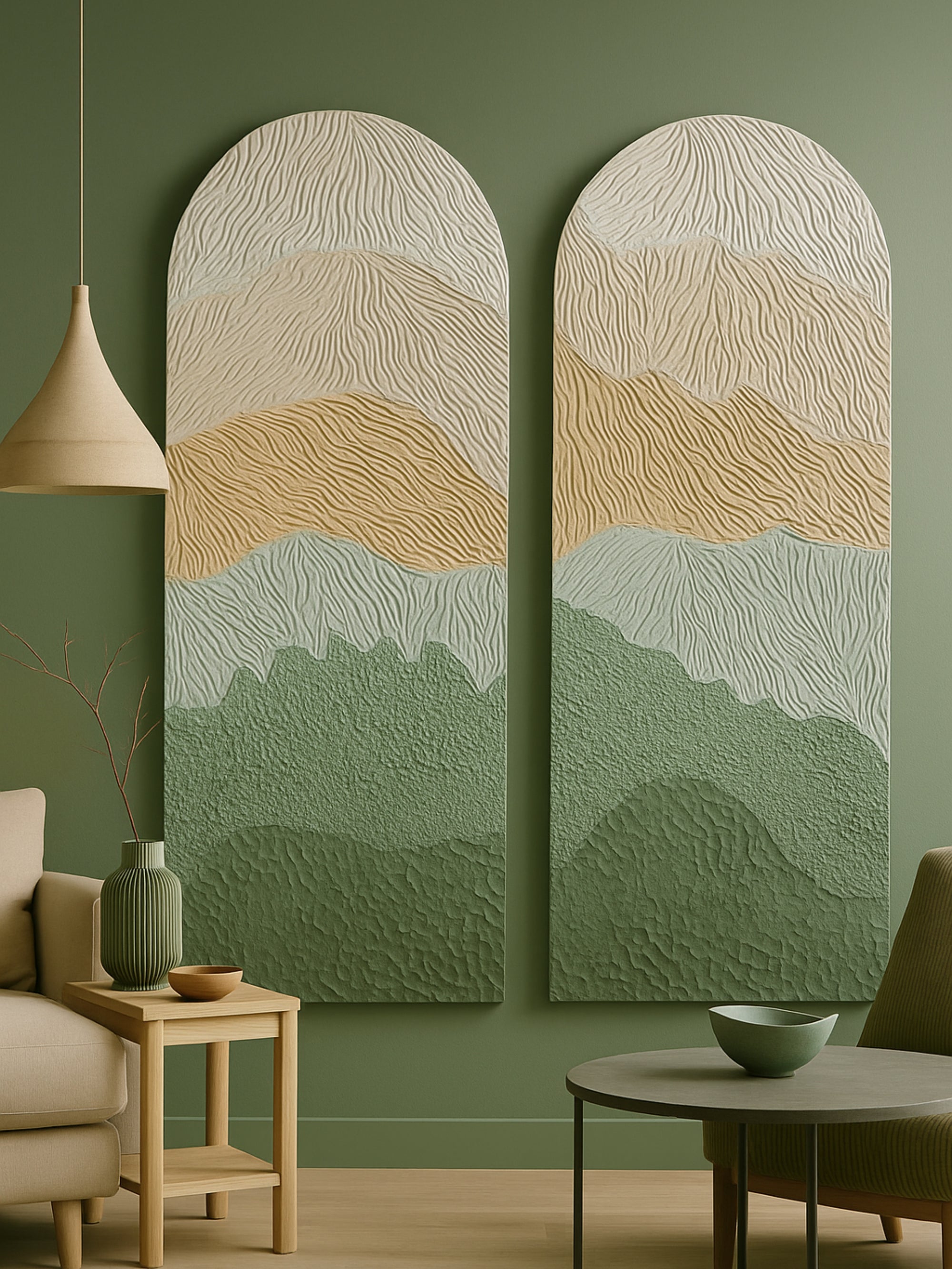 Layered Landscape IV Abstract Wall Art