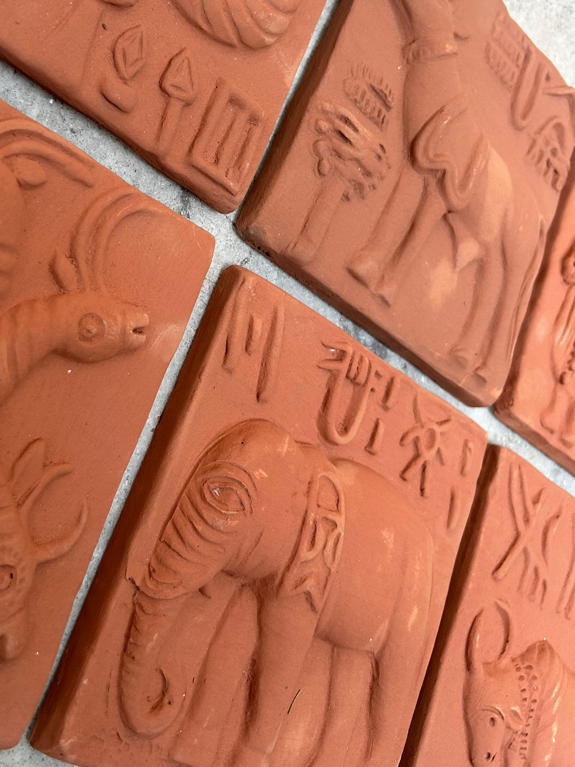 Tribal Spiritis Handmade Terracotta Wall Decor for Interiors