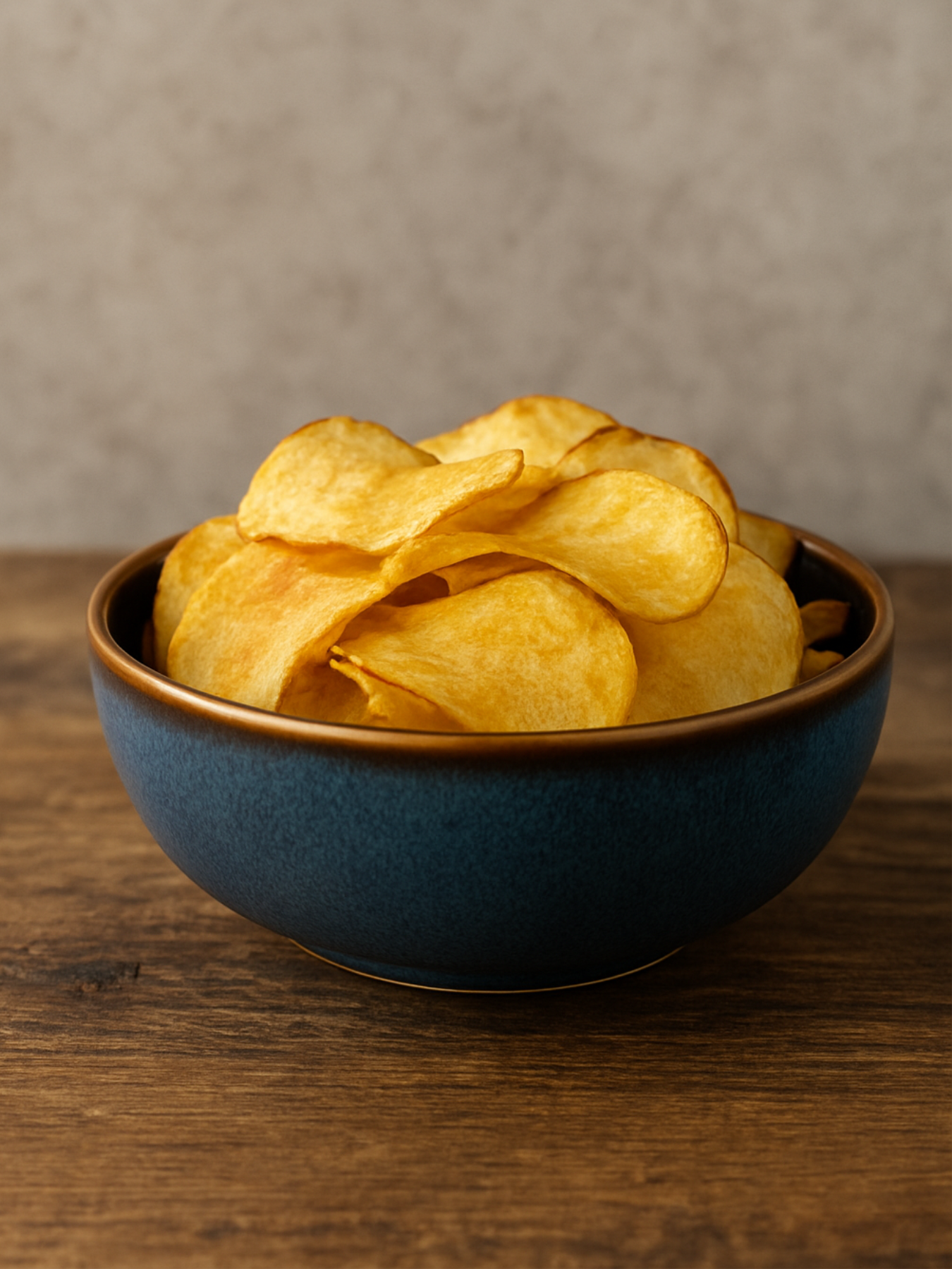 Midnight Blue Glazed Ceramic Bowl