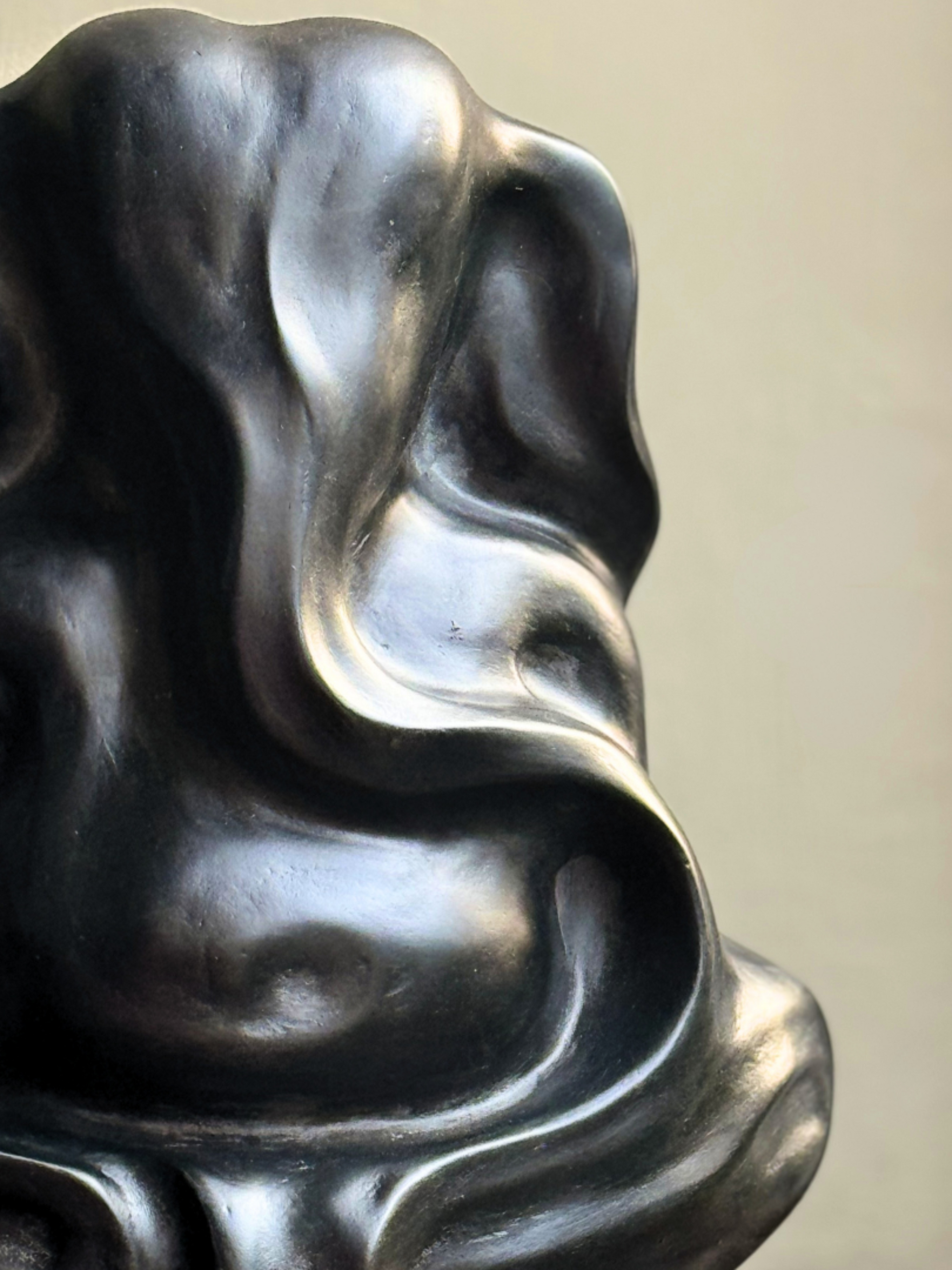 Ganesha Figurine - Charcaol