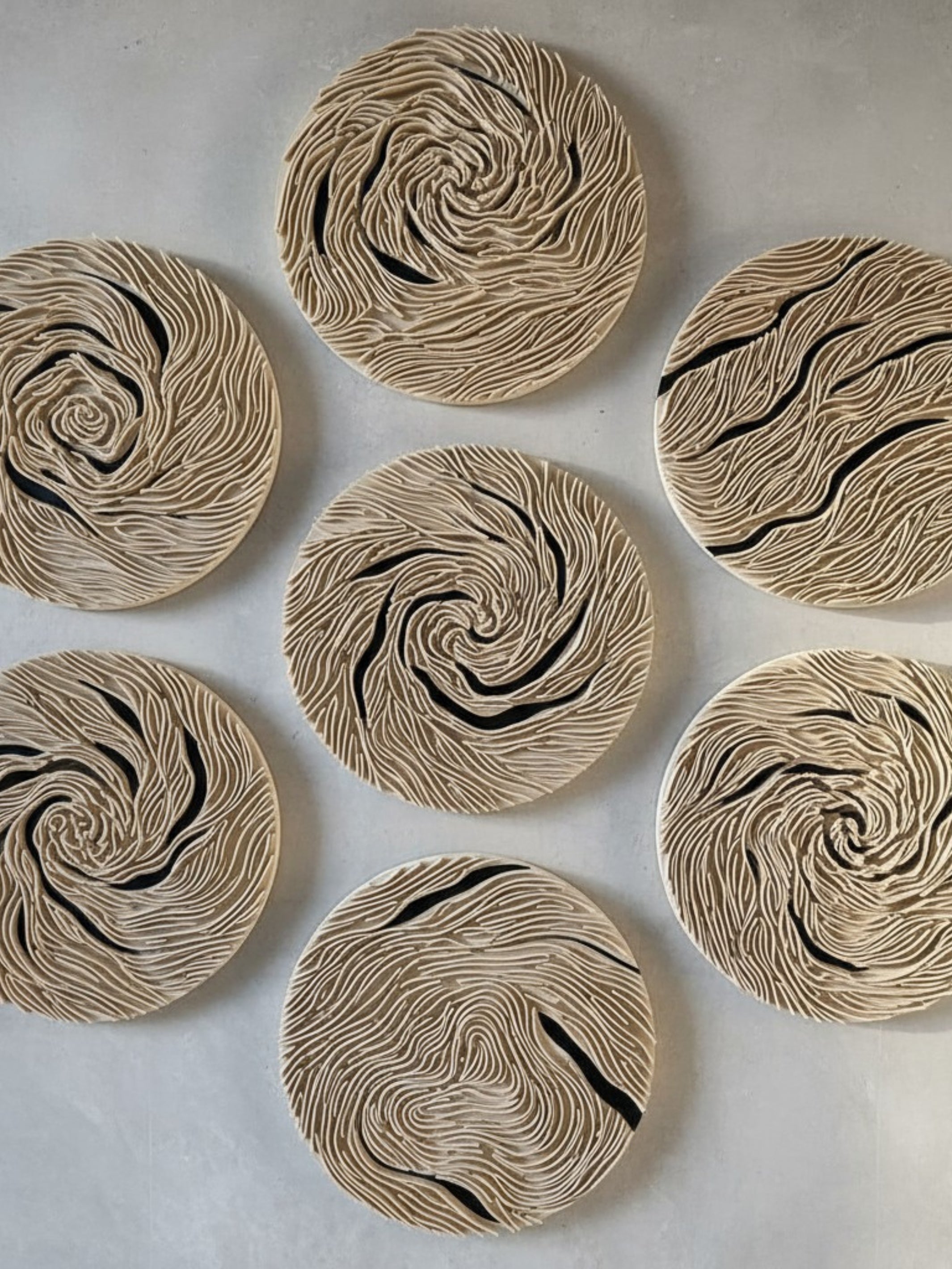 Felted Waves Artwork For Home Decor