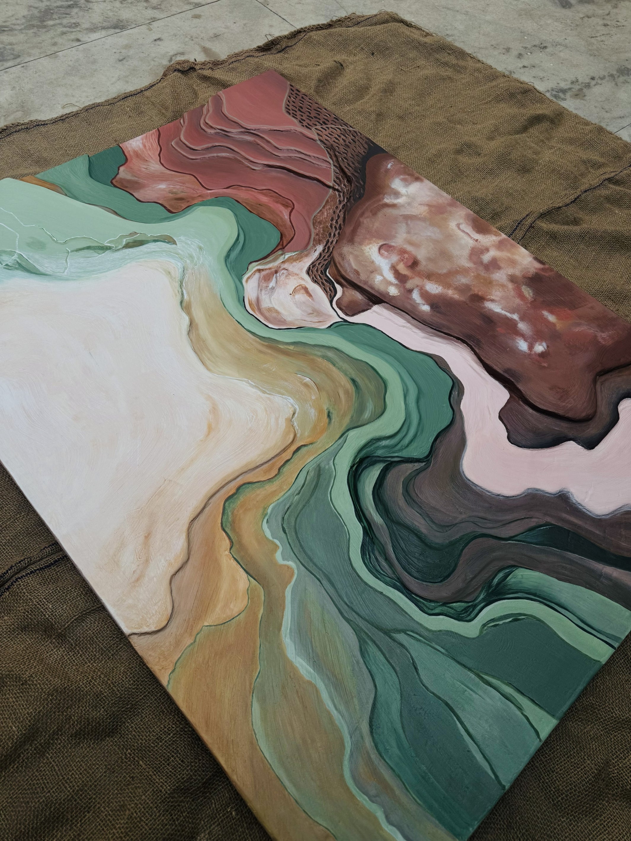 Whispers of the Valley Modern Artwork