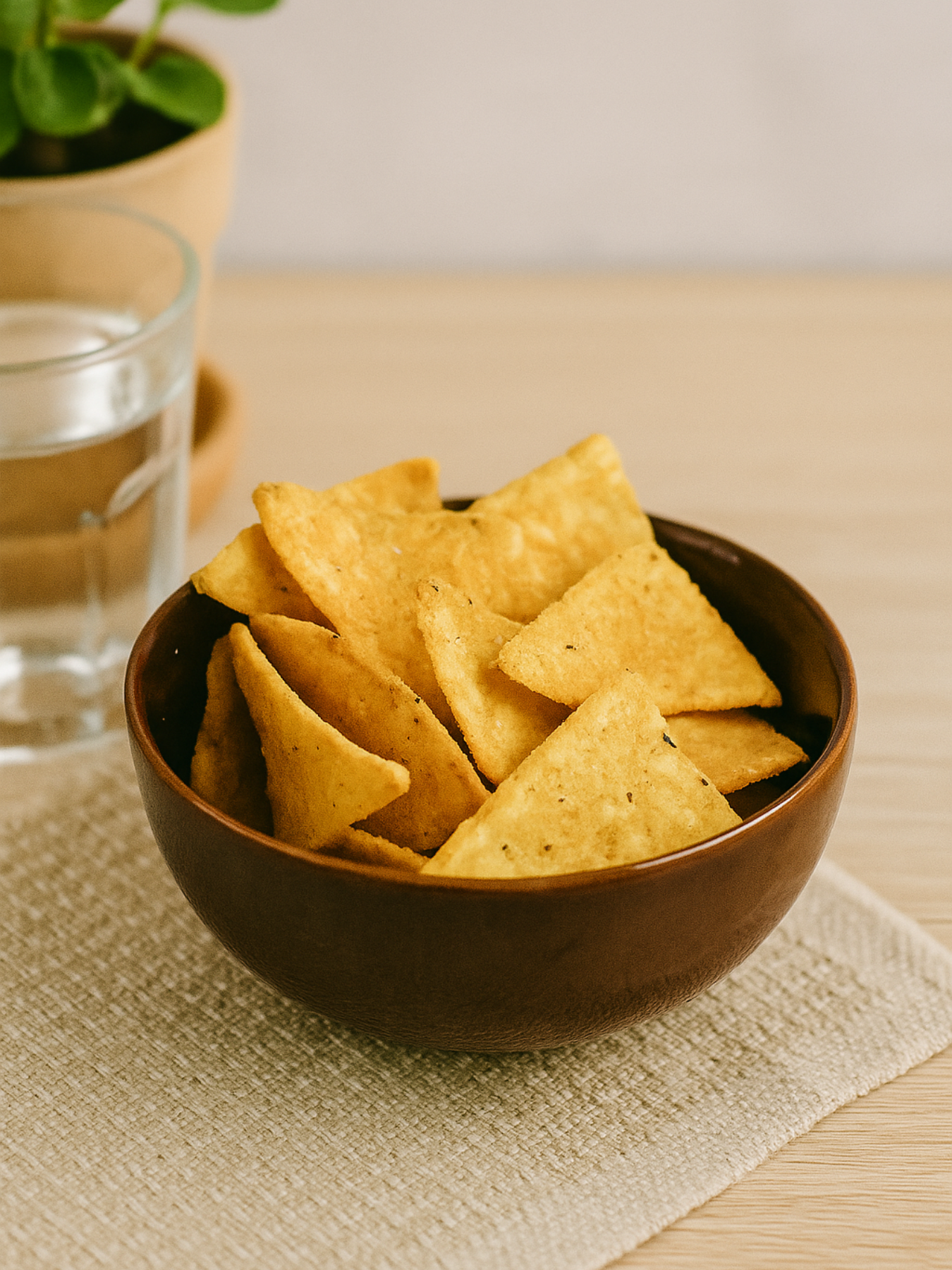 Handcrafted Blue Floral Ceramic Bowl