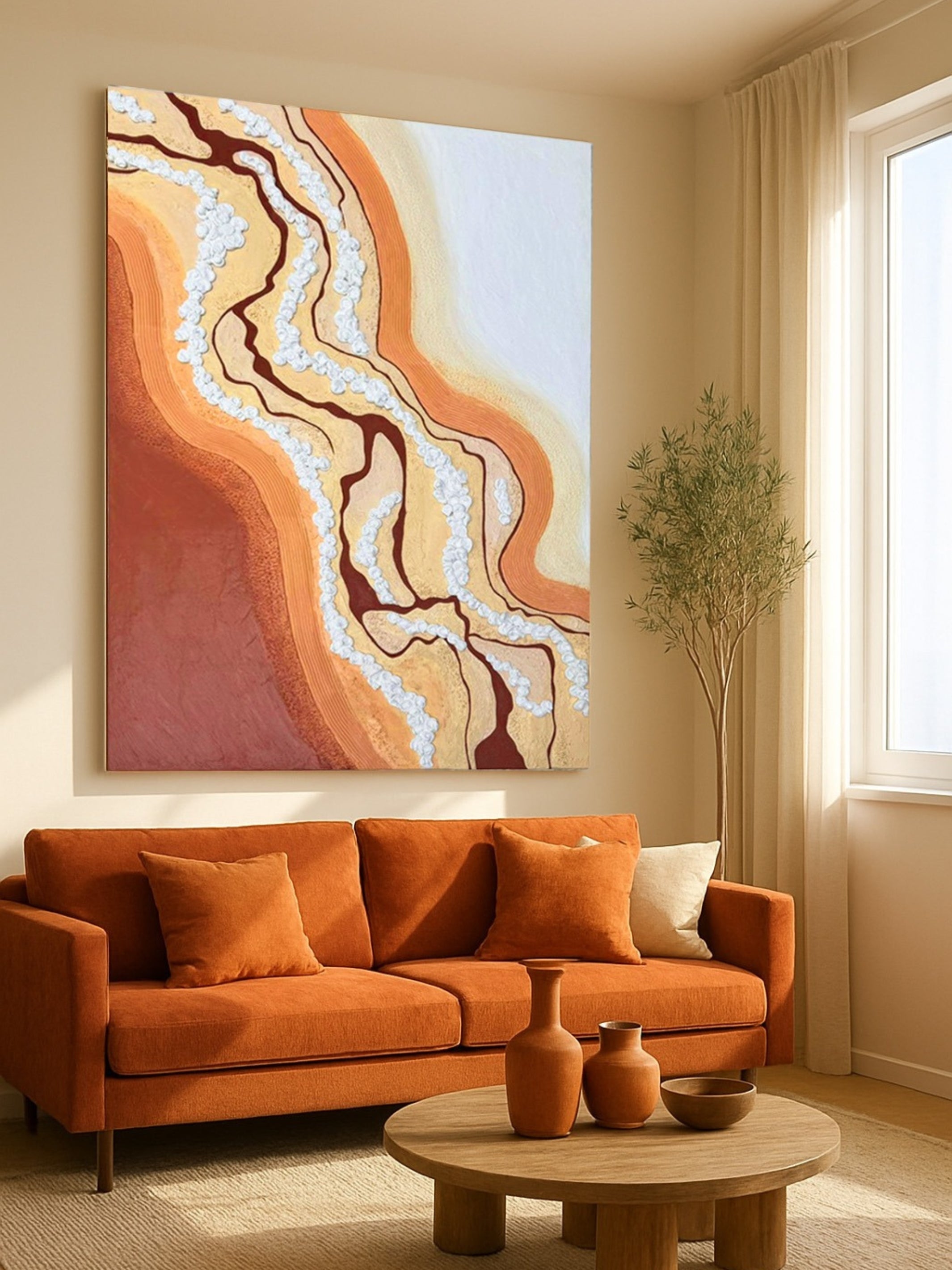 Aerial Landscape Texture Wall Art Decor