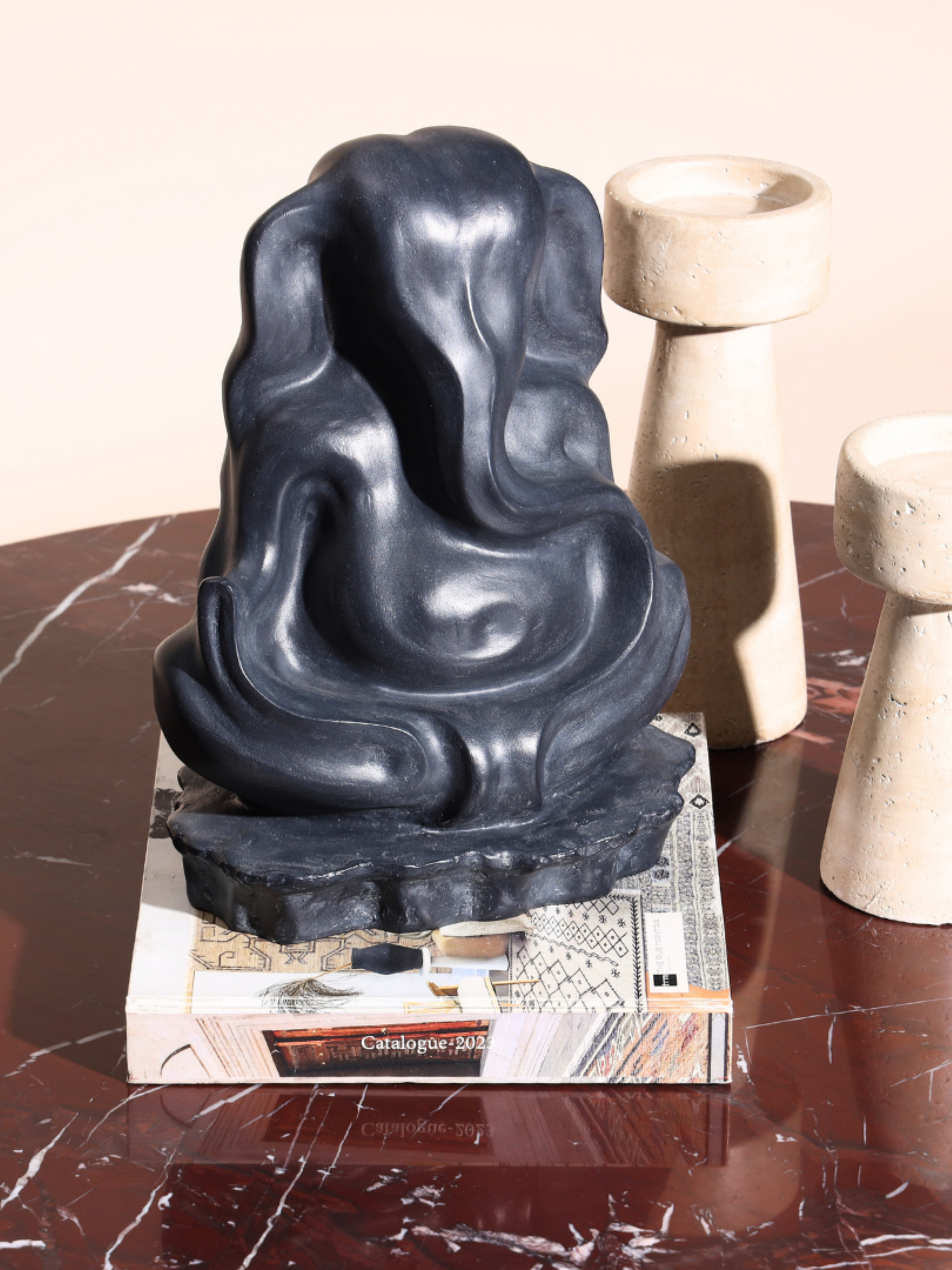 Ganesha Figurine - Charcaol
