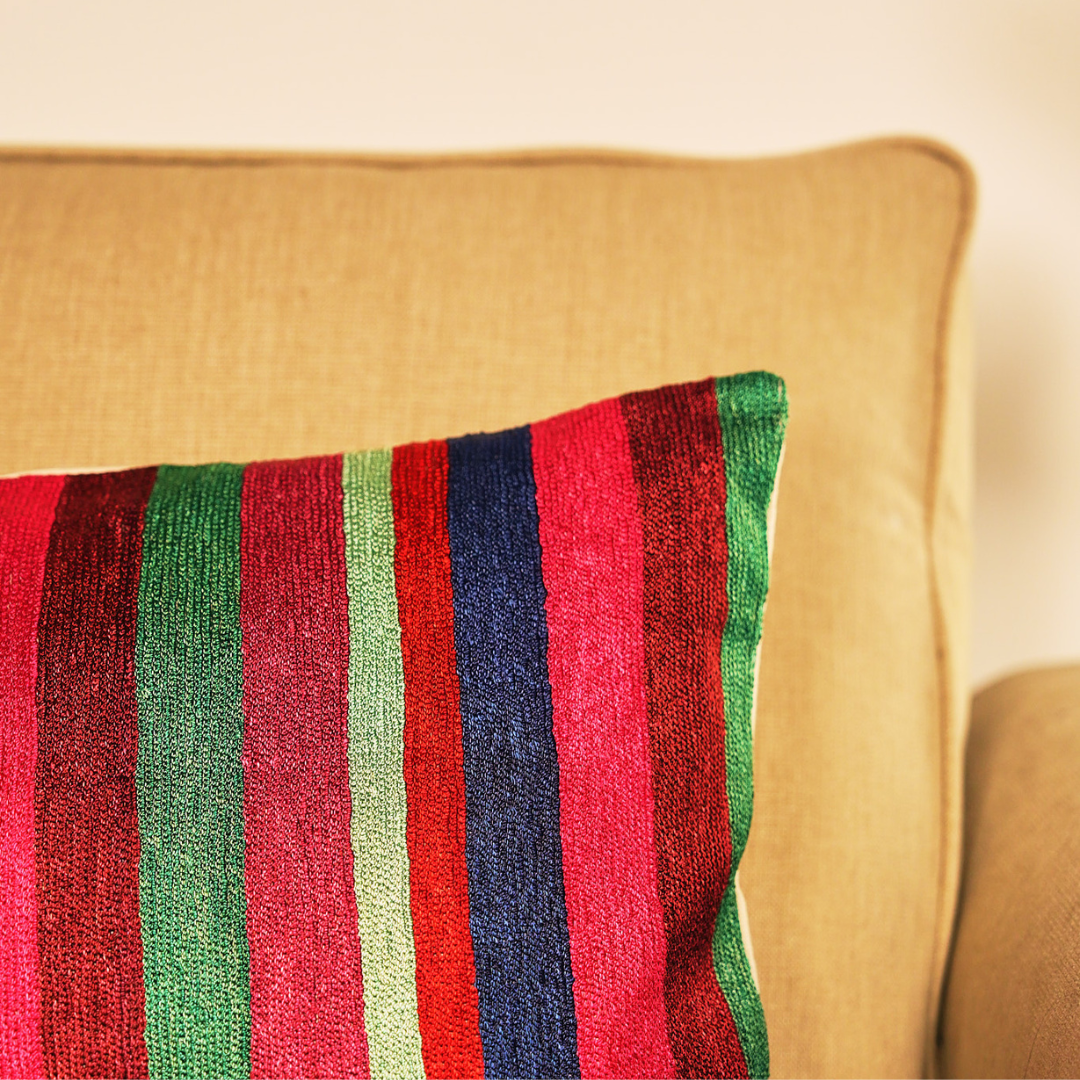 Striped Cushion Cover