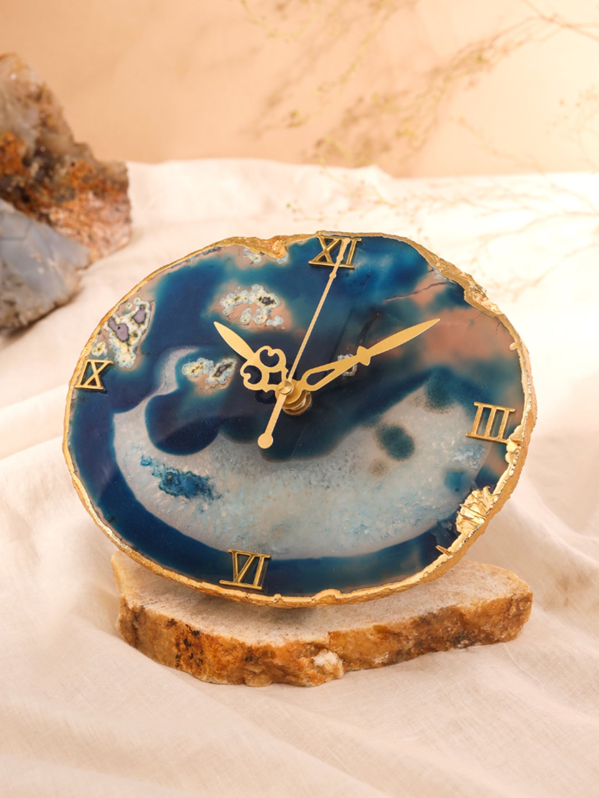 Desk Clock Blue