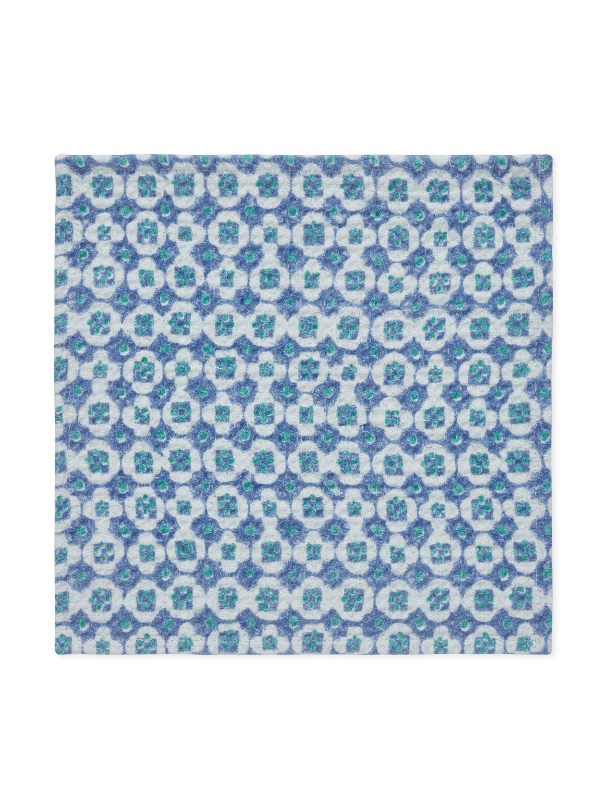 Checkmate Blue Face Towel | Set Of 2