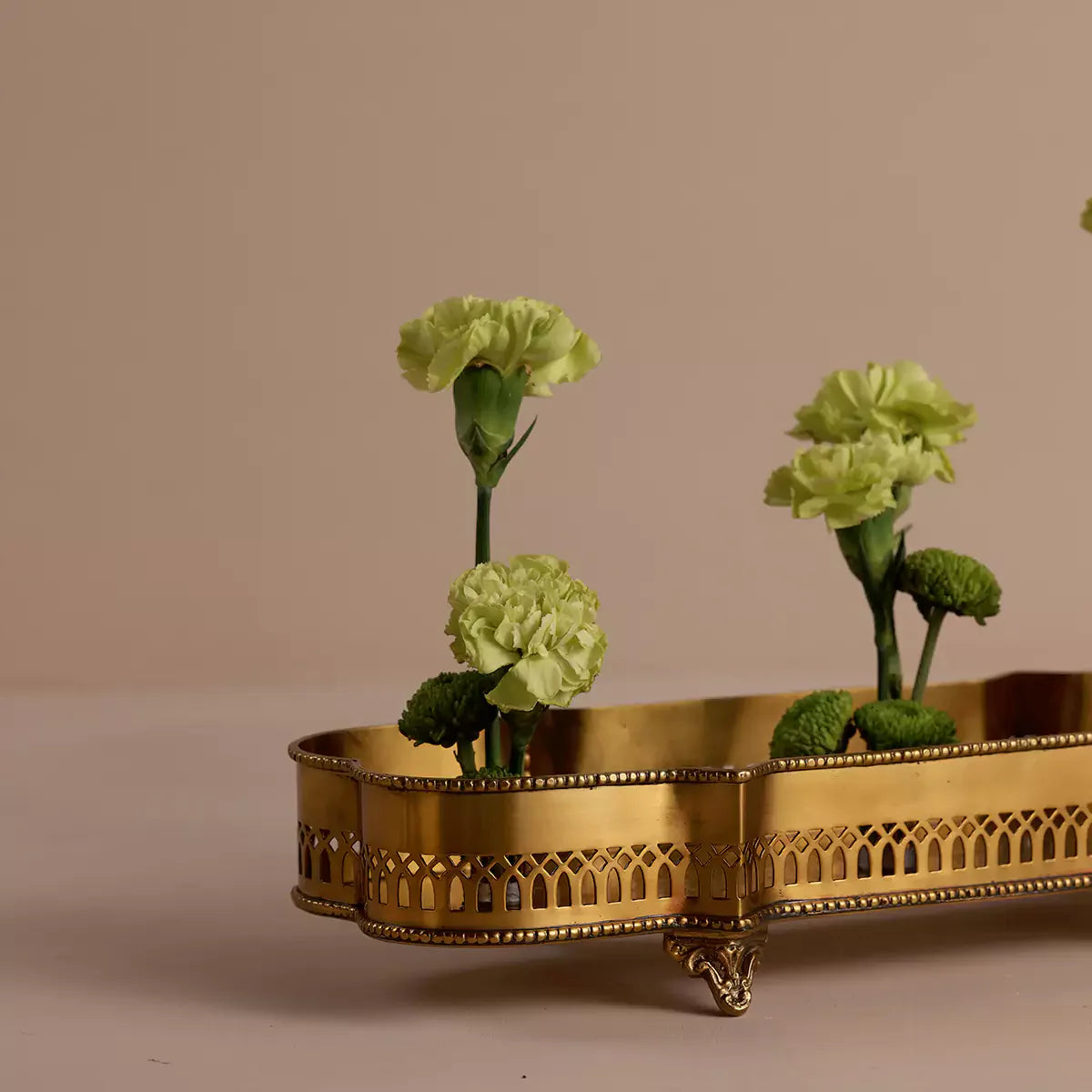 Victorian Rectangular Tray Gold