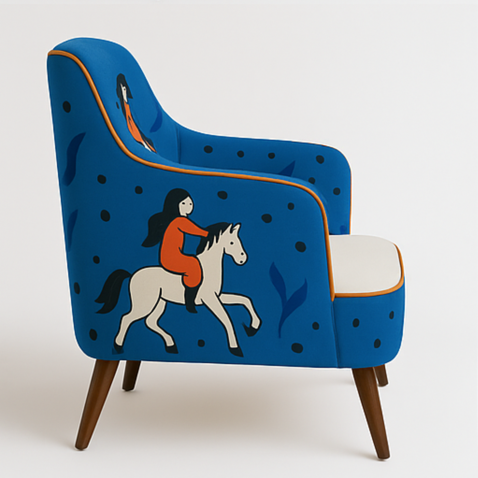 Marcello Velho In Bloom Petite Accent Chair