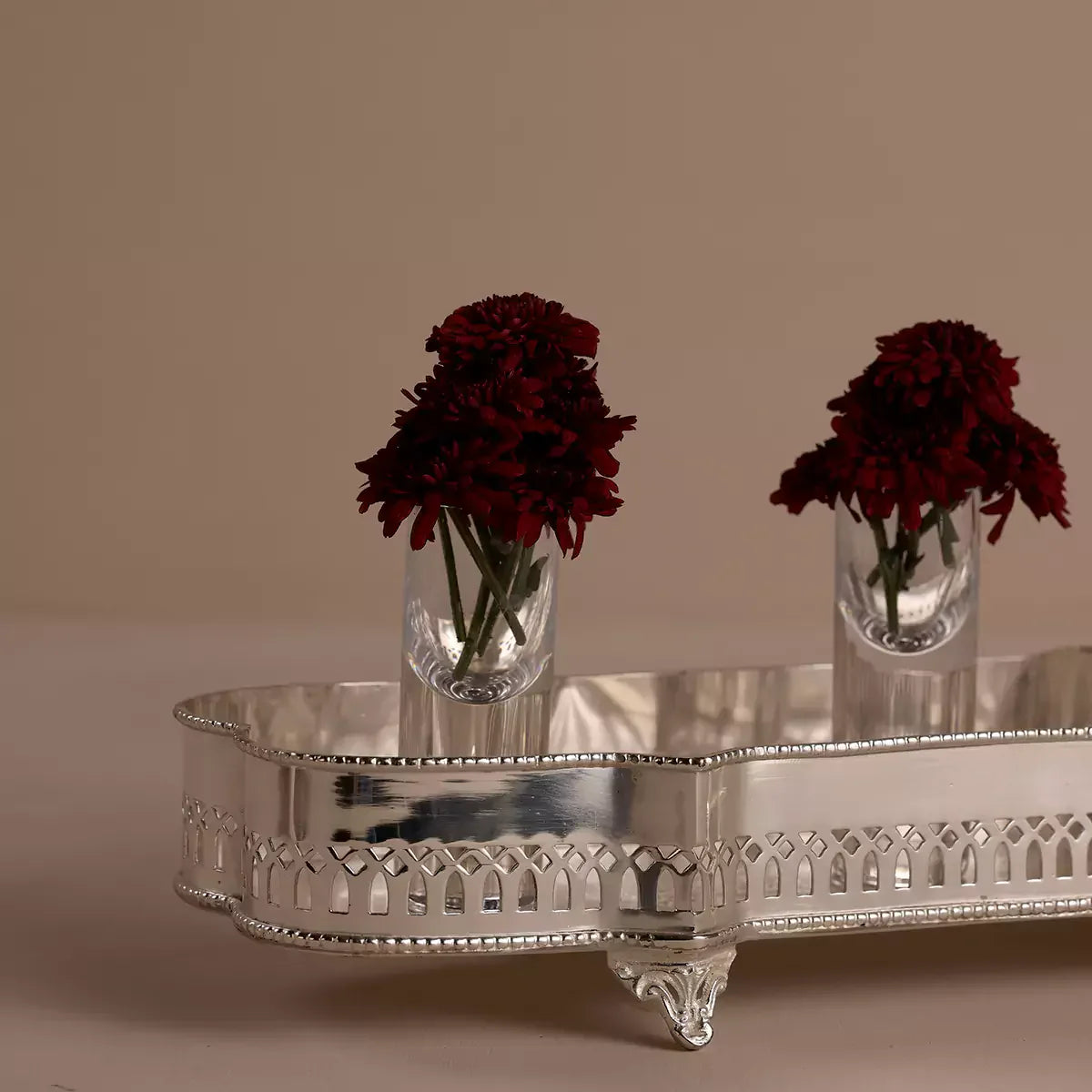 Victorian Rectangular Tray Silver