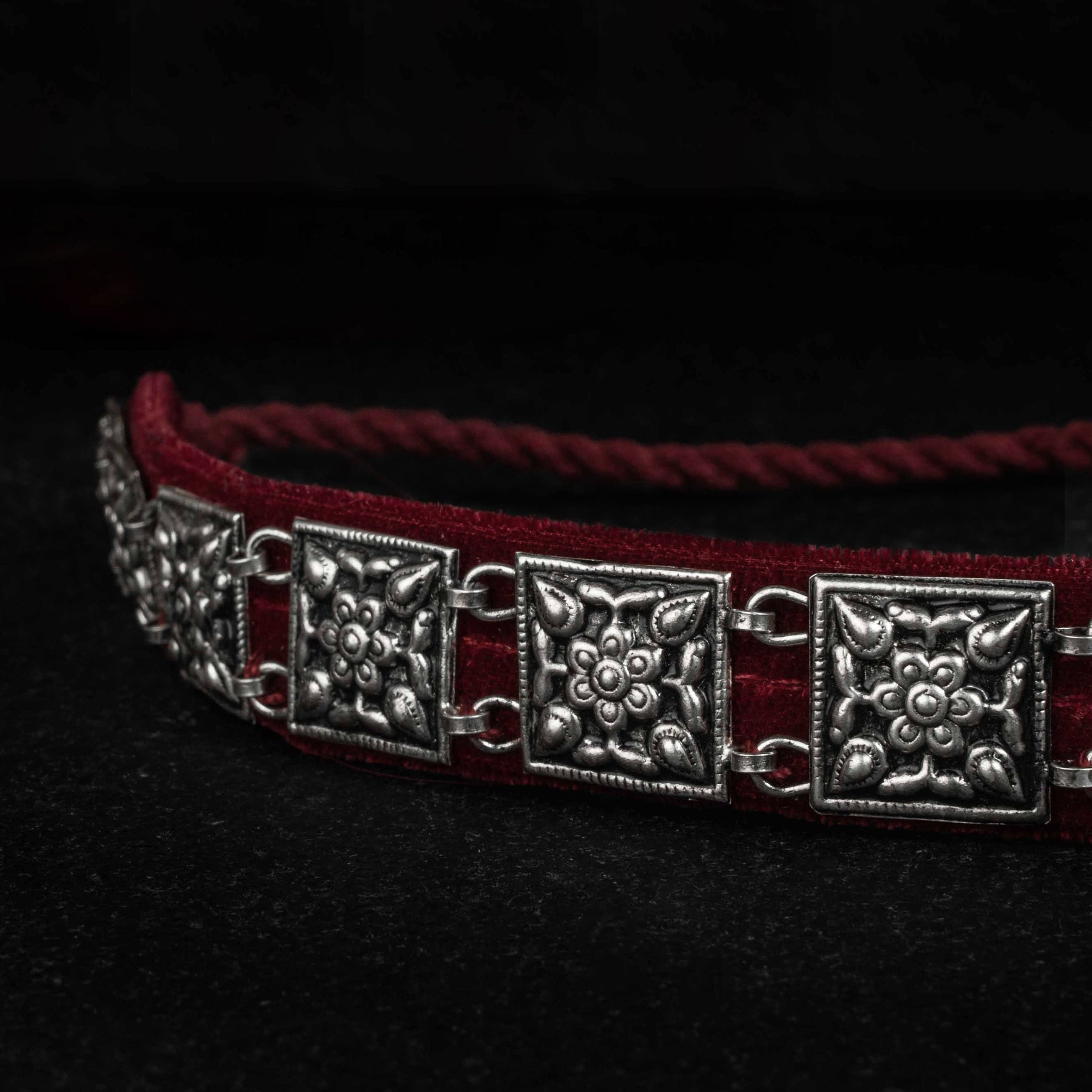 Chaukhandi Silver Guluband