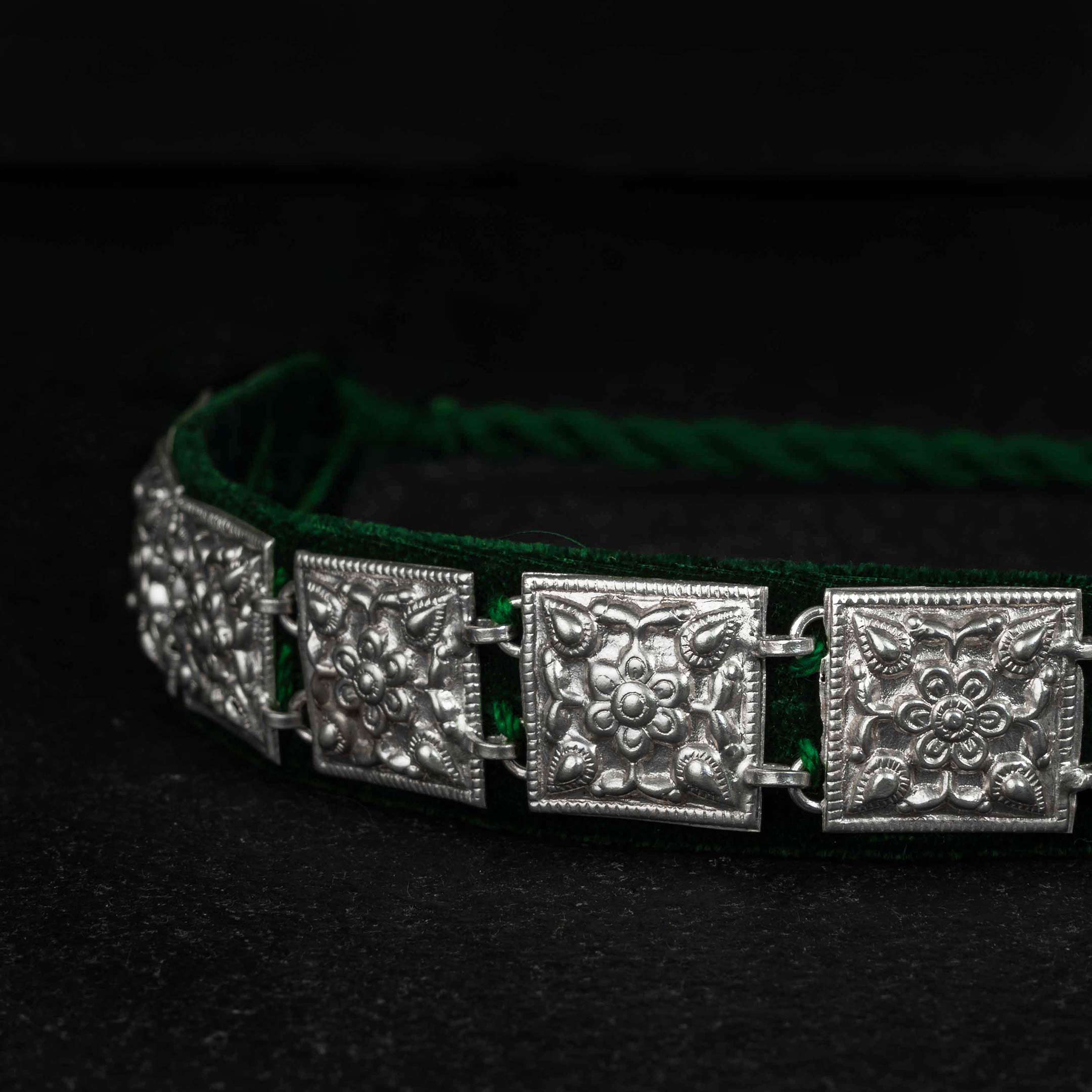 Chaukhandi Silver Guluband